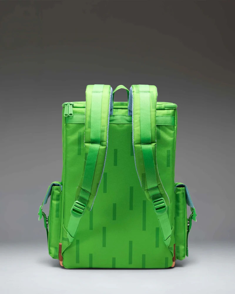 Minecraft Herschel Cube Little America™ Backpack – 29L – Green Grass Block – NWT