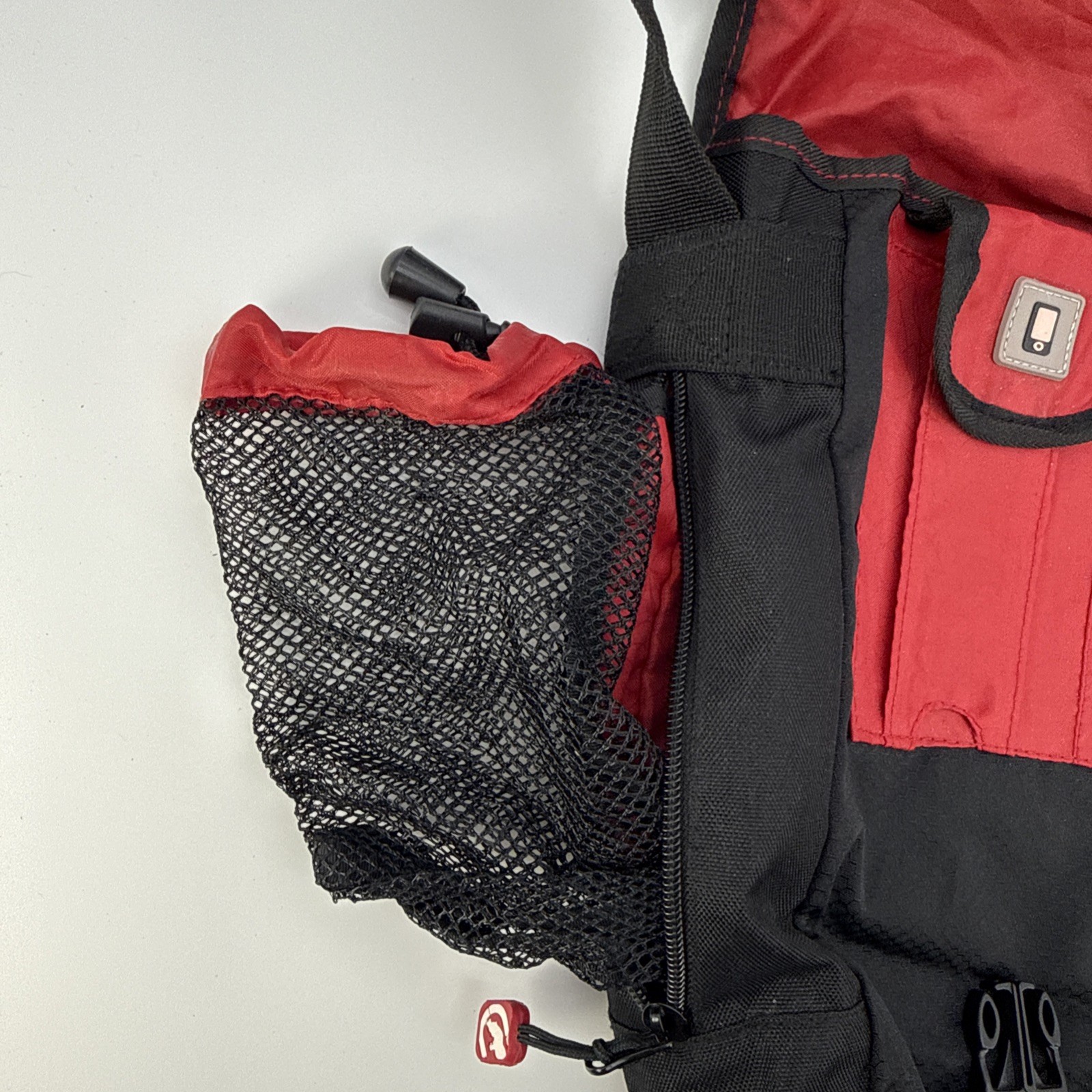 ECKO UNLTD Y2K RHINO Messenger Crossbody Computer Bag Black Red Nylon 12″x 20″