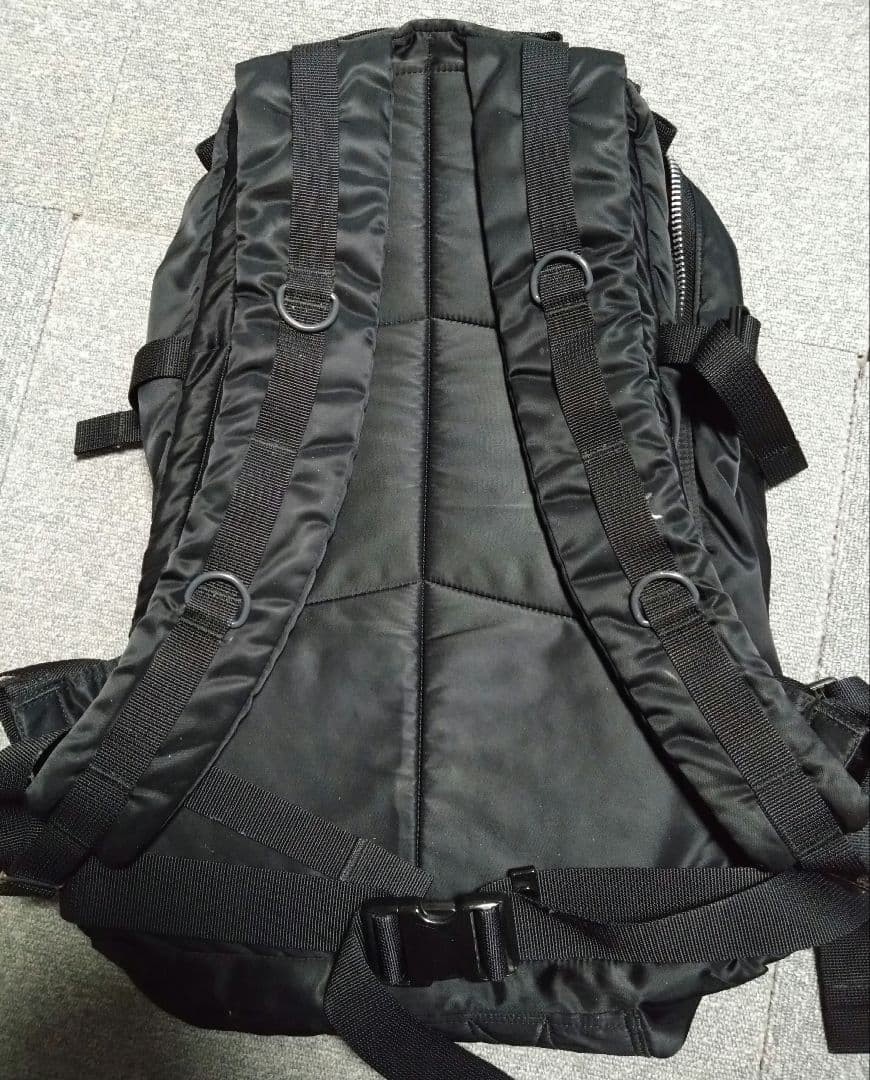 Porter Tanker Nylon Backpack Daypack Black 19.7 x 14.6 x 9.1in From Japan