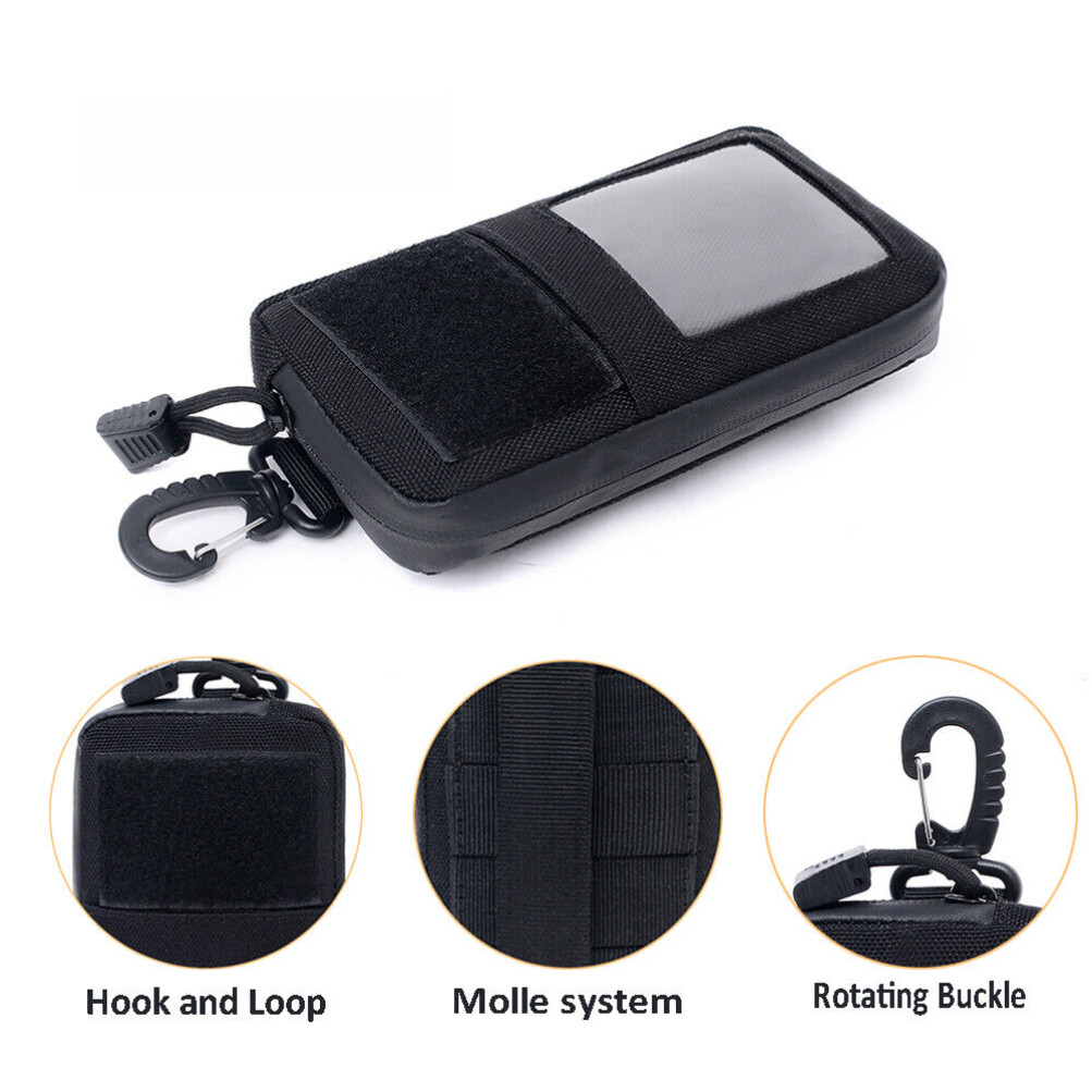Tactical Molle Pouch Outdoor Men Wallet Credit Card Holder Purse Belt Waist Bag