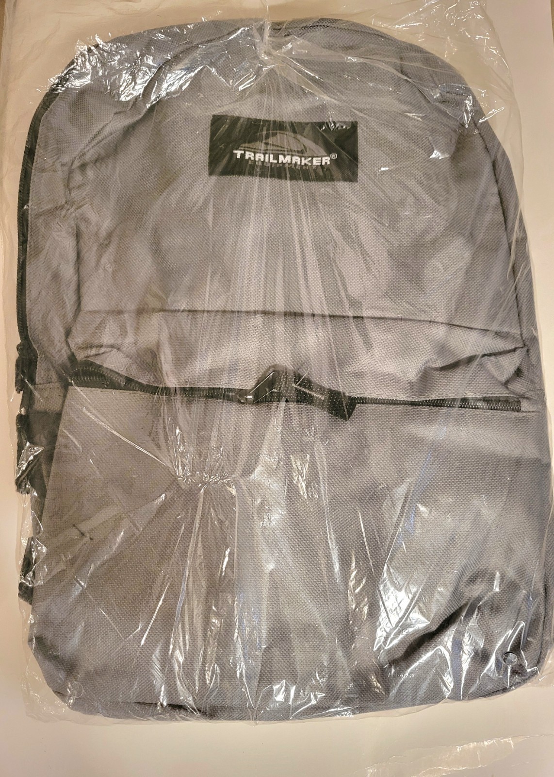 Trailmaker Classic Lightweight Backpack School Travel Bag 16.5″ Bookbag Gray