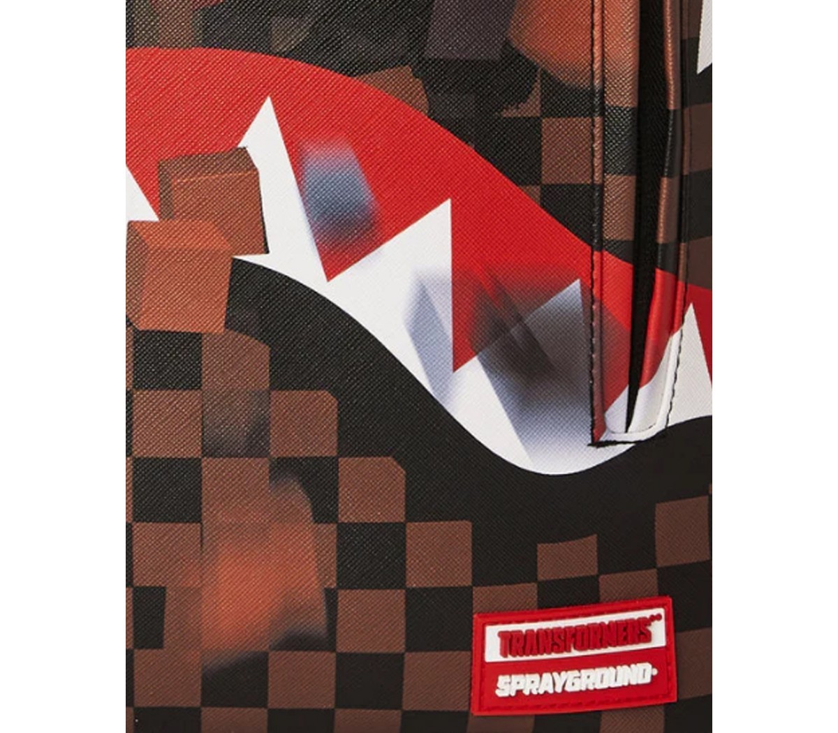Sprayground Multicolor Backpack, transformers, Transformers Checkered Backpack