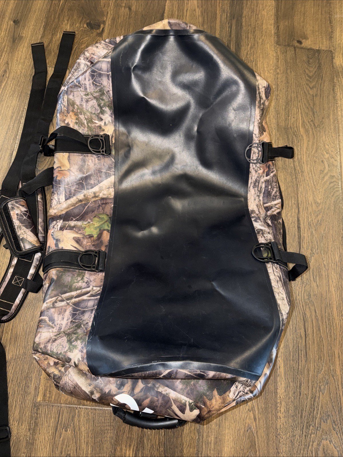 Retired RTIC Waterproof Duffle Bag 140L Kanati Camo Backpack Straps Heavy Duty