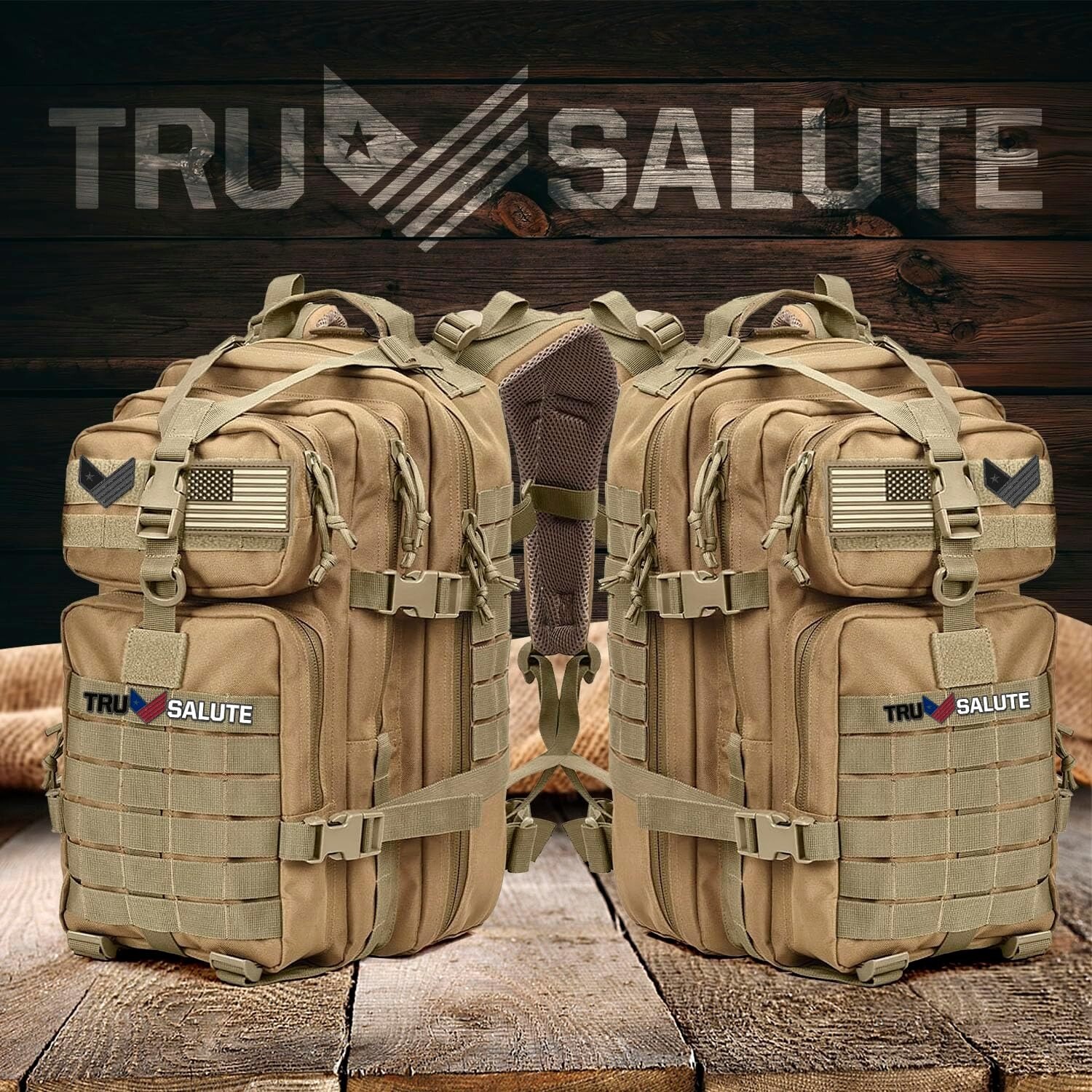 45L Military Tactical Backpack Large Army 3 Day Assault Pack Molle Bugout Bag US