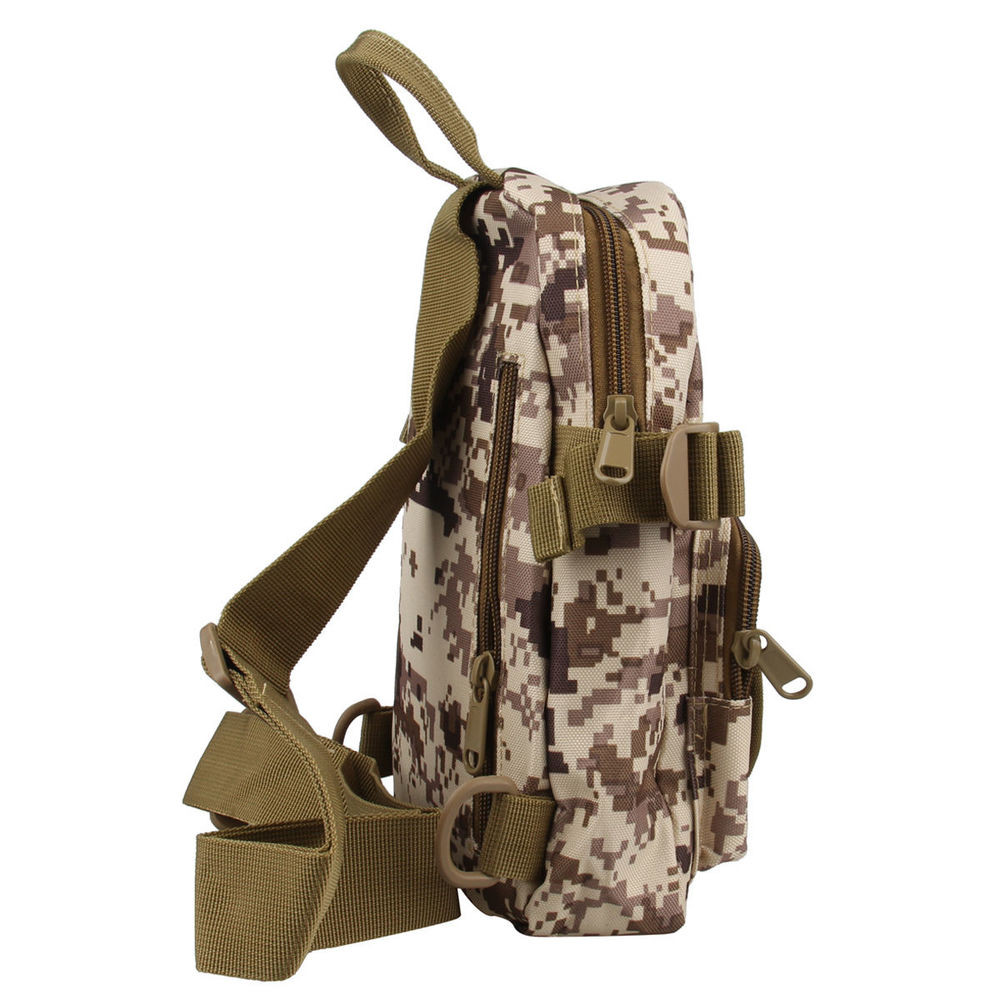 Mens Tactical Backpack Outdoor Shoulder Bag Satchel Sling Chest Packs Daypack US