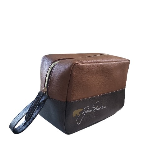 Jack Nicklaus Two-Tone Toiletry Dopp Bag with Zipper Organizer Portable Travel