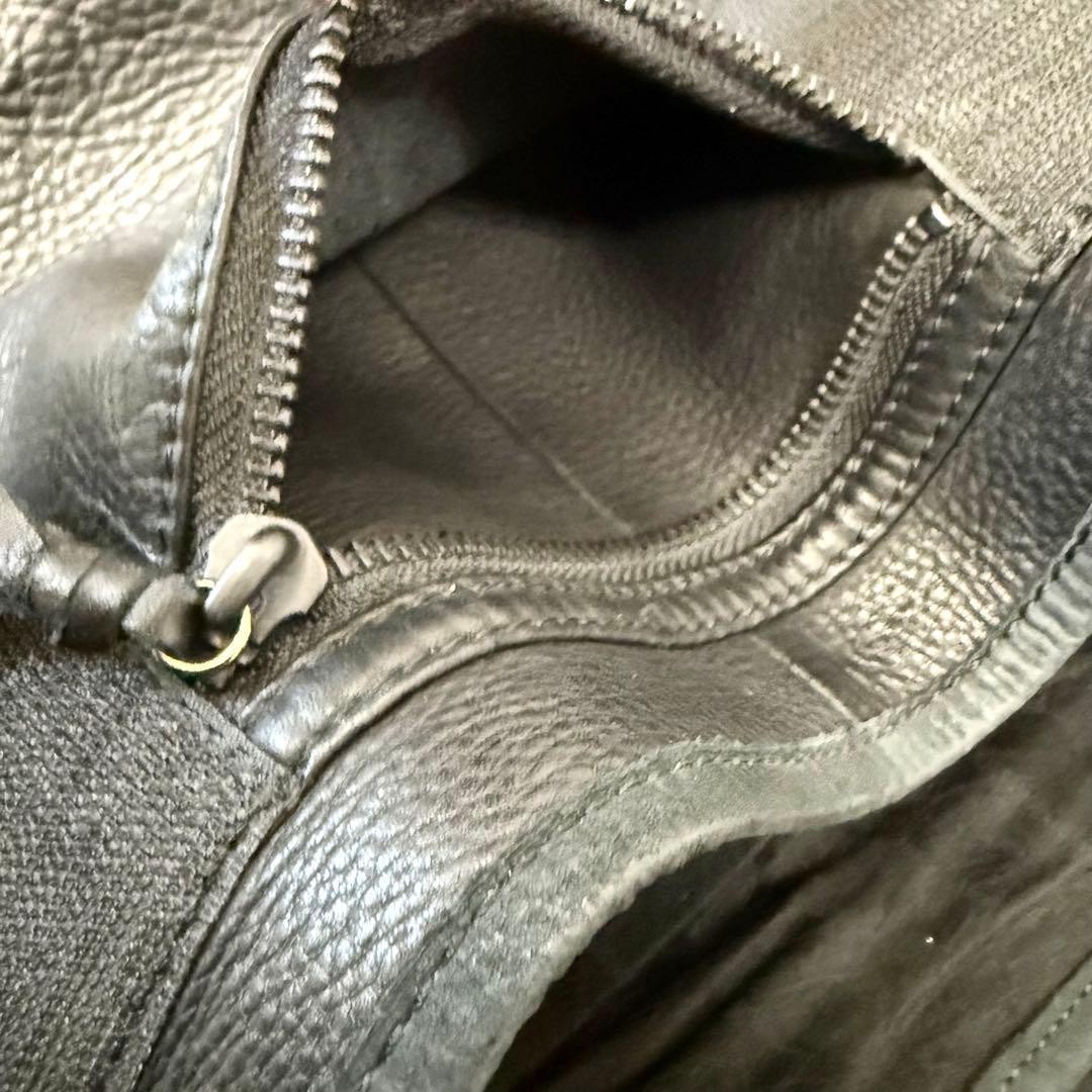 Mr Olive EOI Black Leather Messenger Bag Crossbody Shoulder Y2K Japan USED