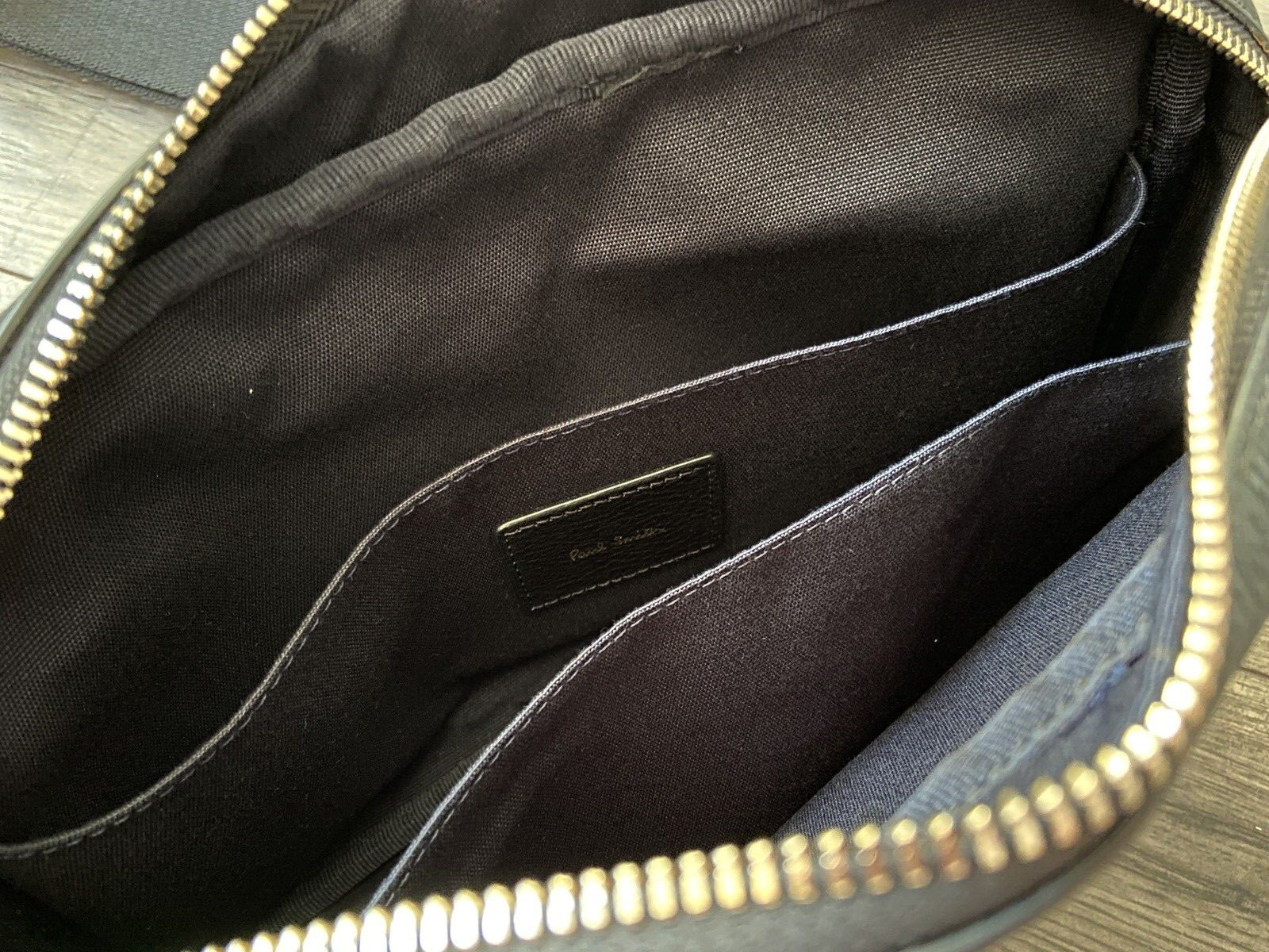 PAUL SMITH BLACK LEATHER DREAMER BUM BAG WAIST PACK RETAIL €590 BNWT
