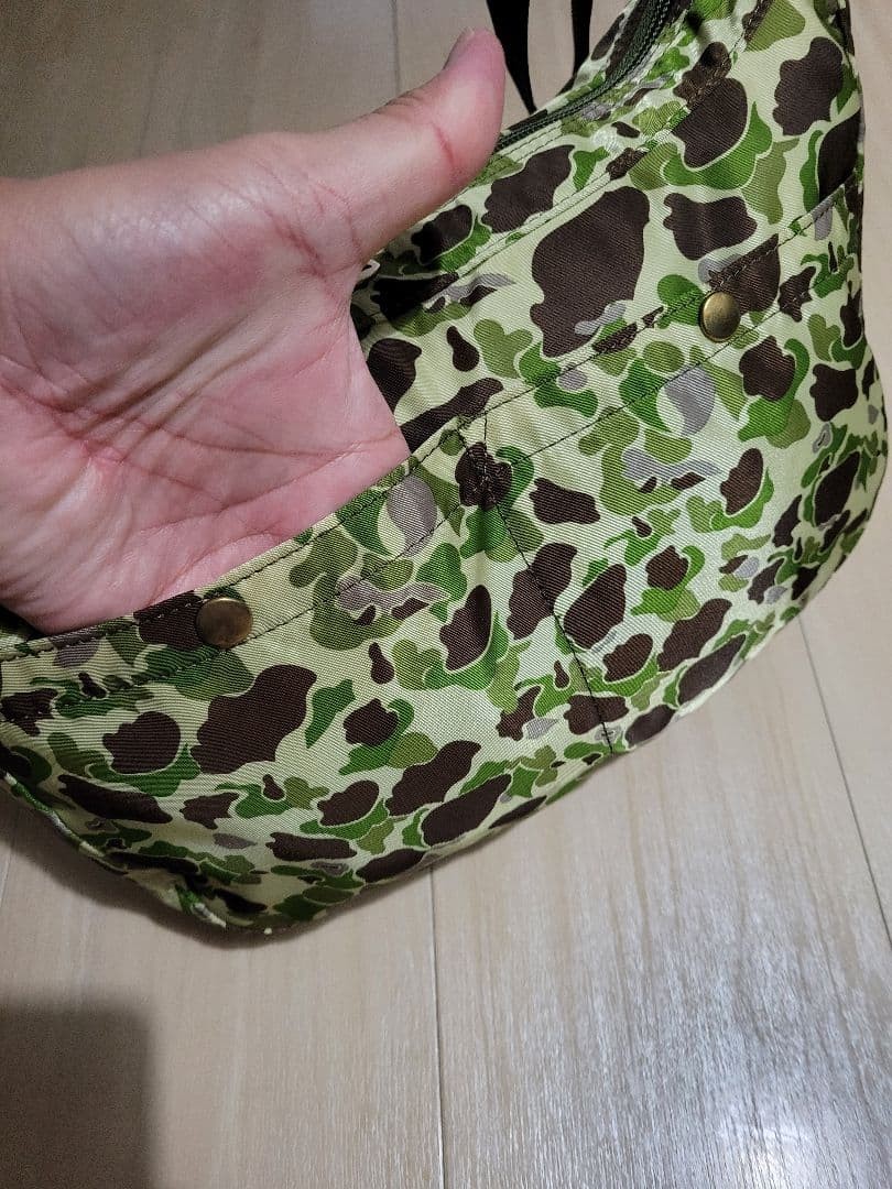 Brand New PORTER JOEPORTER Camouflage Oval Shoulder Bag