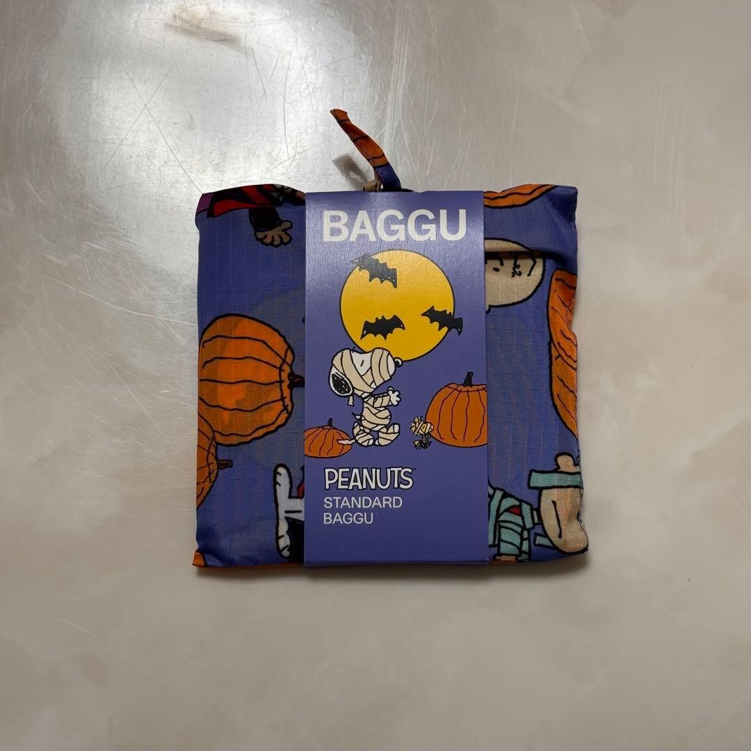 BAGGU PEANUTS Snoopy Halloween Pumpkin Eco Bag Recycled Polyester Unused