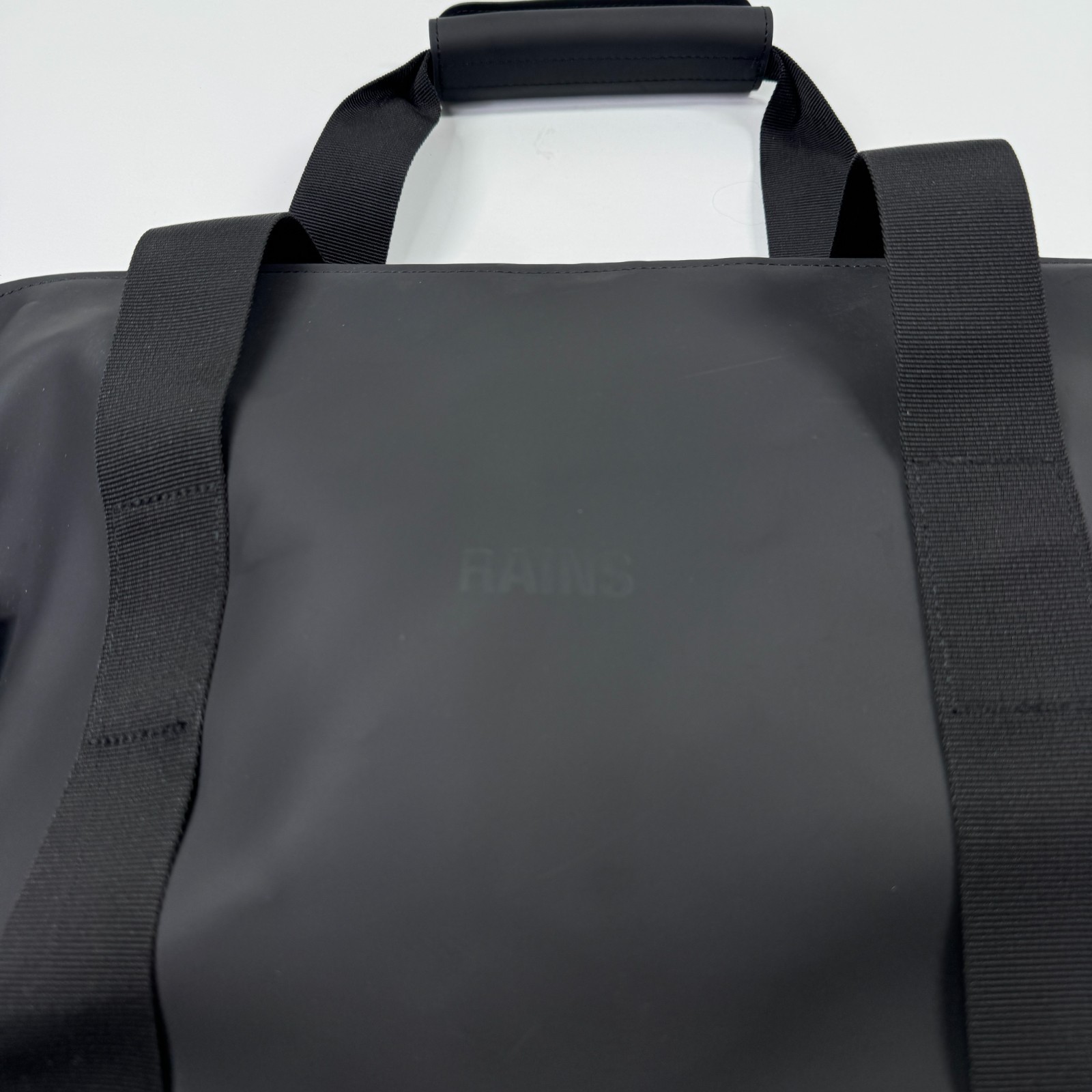Rains Weekend Bag Small Black Missing Shoulder Strap New with Tags