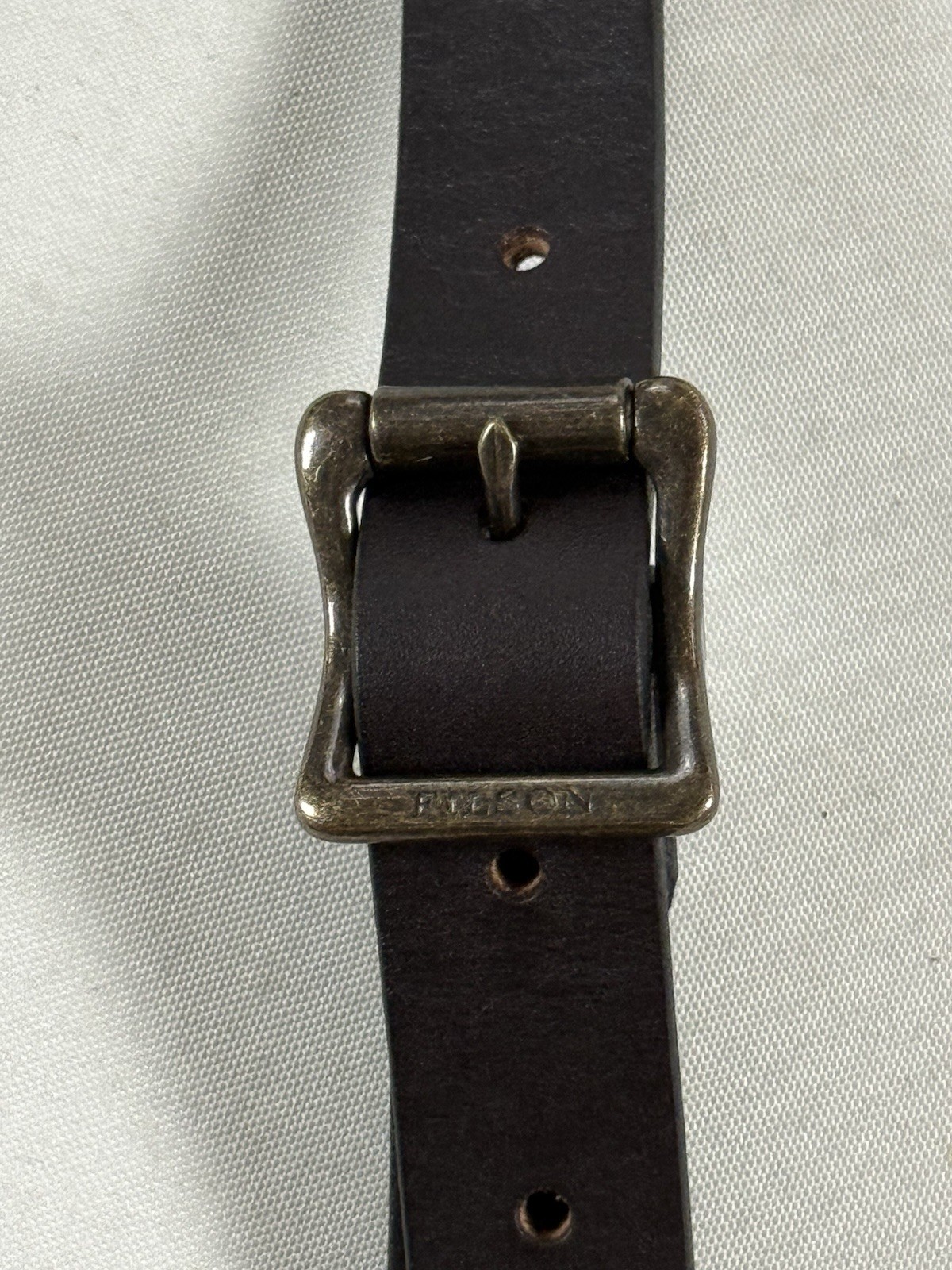 FILSON BRIDLE LEATHER SHOULDER STRAP BROWN L NWT
