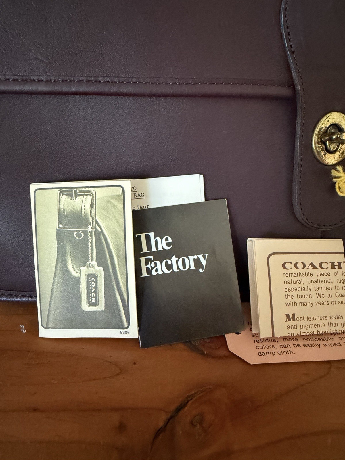 Coach Metropolitan Briefcase -NWT – Deadstock – Full Set – 1970s – Made In NYC