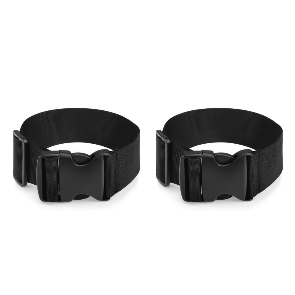 2 Count Everywhere Belt Bag Extended Strap Extenders Black Fanny Pack for