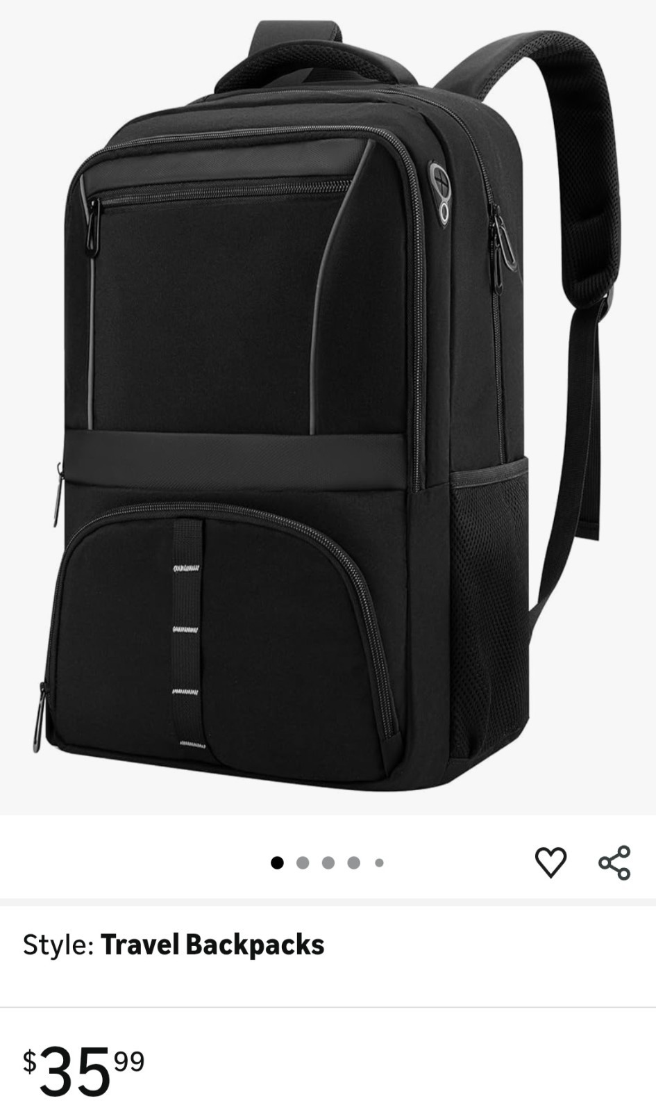 FAIRYLAND Travel Backpack,30L Carry on Backpack with USB Cable Port,Fits 17.3…