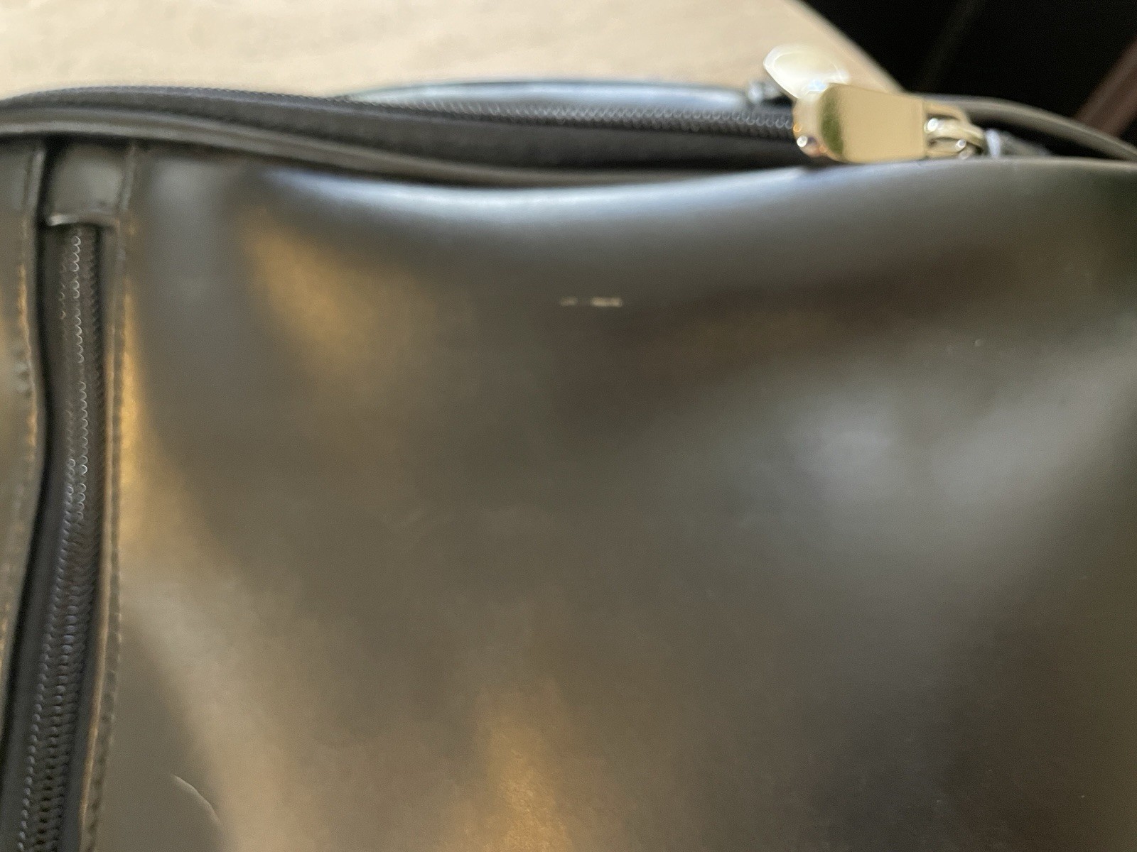 NWT Alpine Swiss Leather Laptop Briefcase Messenger Bag Black
