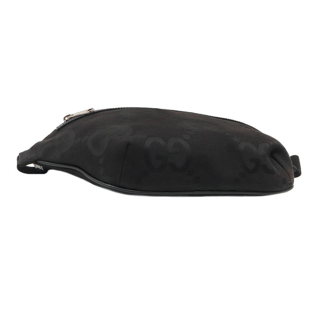 Gucci Black GG Supreme Canvas WEB Strap Jumbo Belt Bag 696031 103751449 [P]