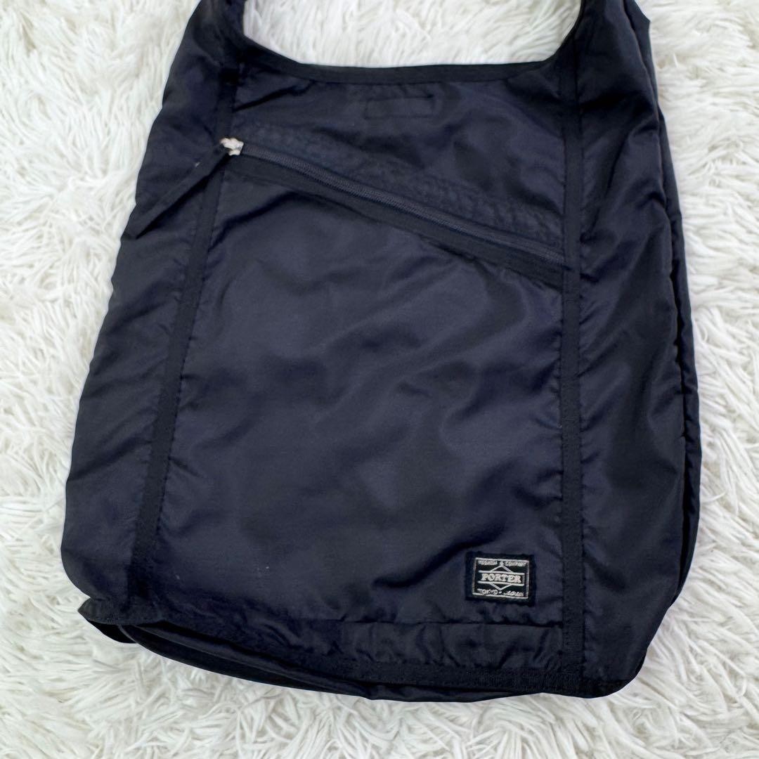 Authentic PORTER Yoshida Kaban Trip Shoulder Bag Black 37cm x 29.5cm x 14cm Exce