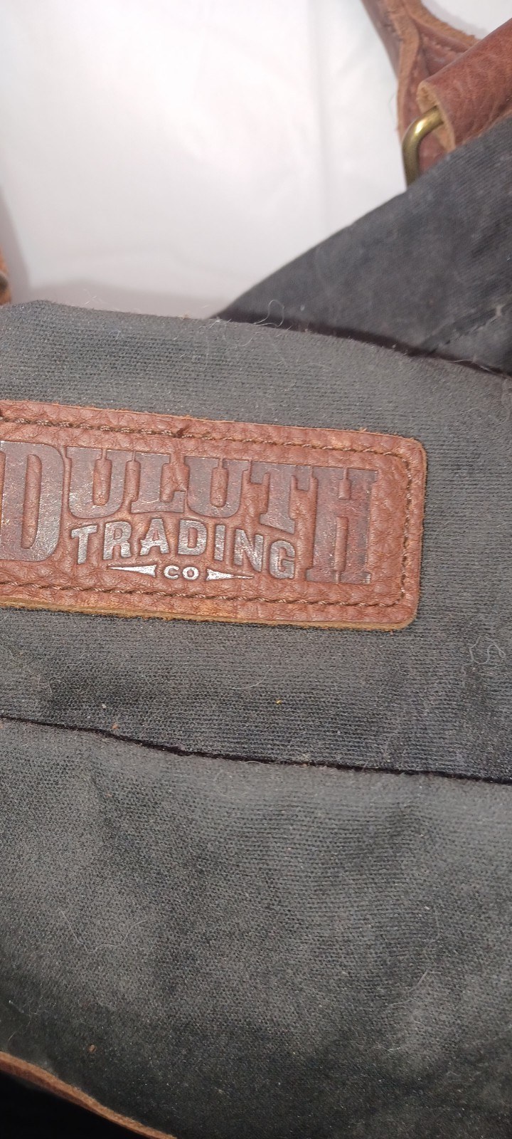 Duluth Trading Co Canvas and Leather Travel Duffle Bag Weekender Carry On Tote
