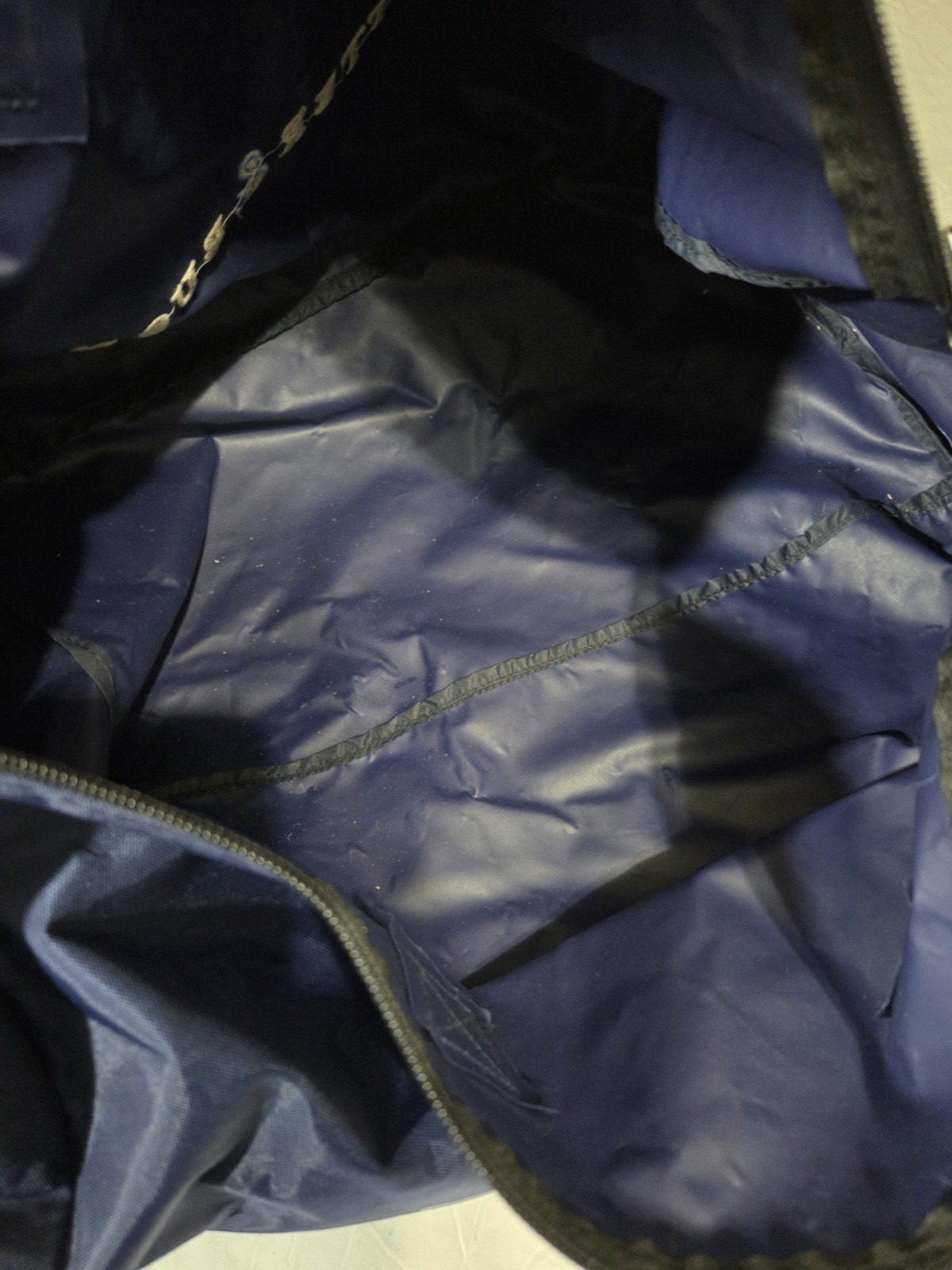 Cutter & Buck Nylon Duffle Bag Blue Weekender Utility Equipment Bag Travel Tote