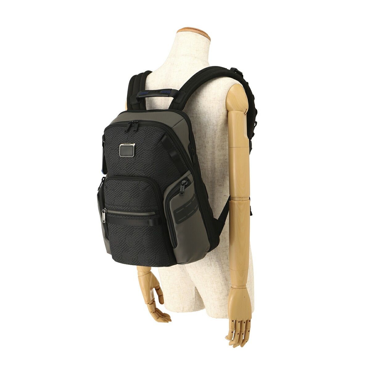 New TUMI Backpack Alpha Bravo Black Geometric