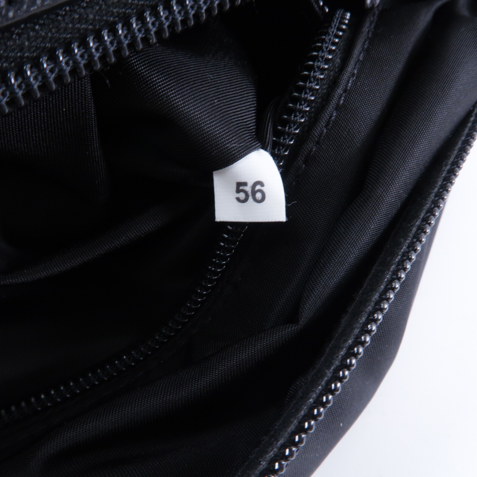 PRADA SHW Re Nylon Triangle Logo Travel Pouch Clutch Bag 2NA029 2DMH F0002 Black