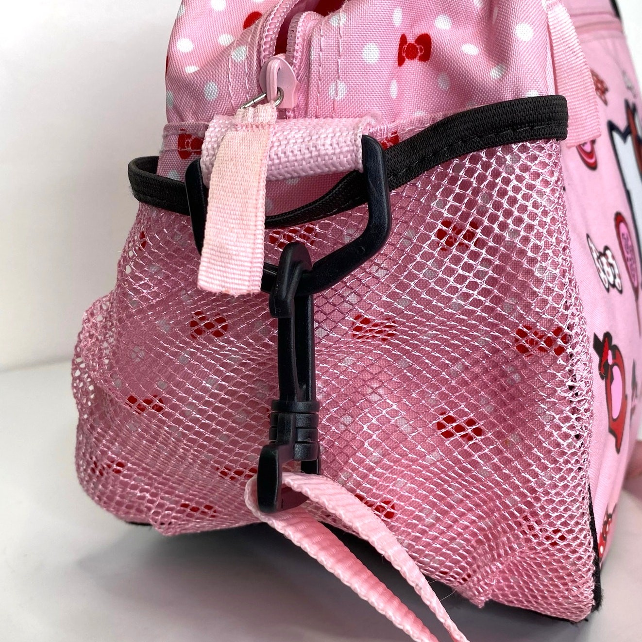 HELLO KITTY Sanrio Pink Duffle Bag Carry On Overnight Travel 18 x 11 Dance Gym