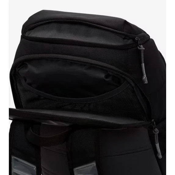 Nike Mens Hoops Elite Backpack, Black Anthracite and Metallic Silver