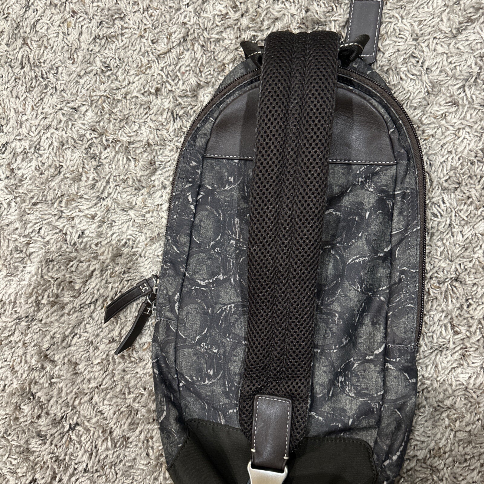 COACH Shoulder Bag Varick Nylon Sling F70692 Camo