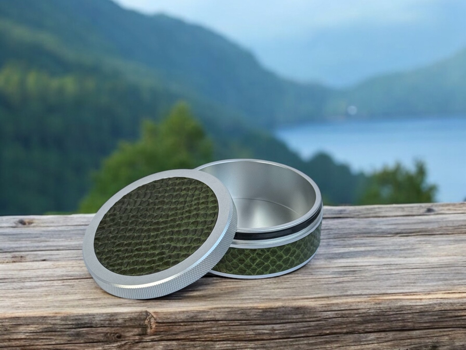 High Quality Aluminum & Leather Can for Zyn, Velo, Rogue Pouches | Zyn Container