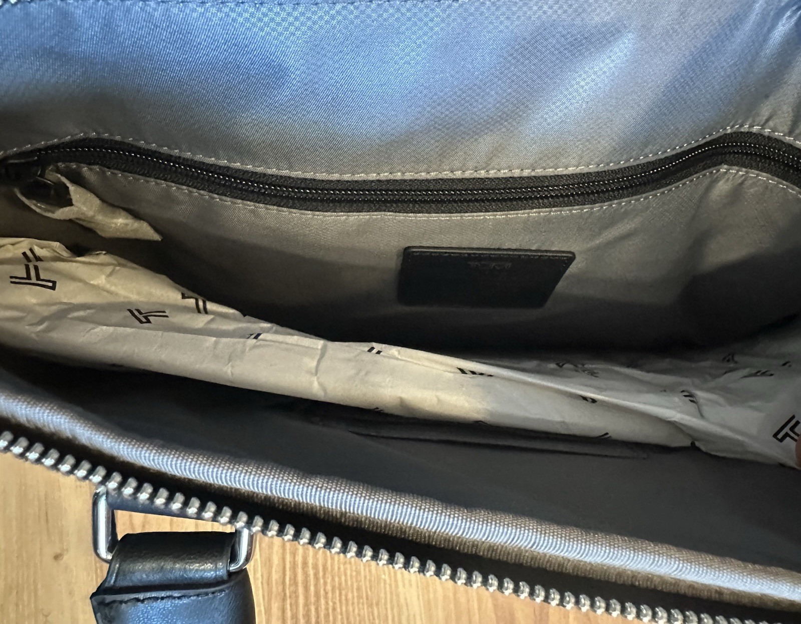 Tumi Thornberry Triple Compartment Brief Laptop Business Bag with Trolley Sleeve