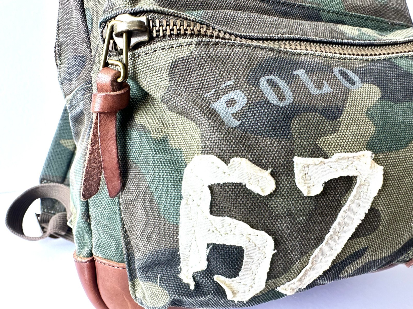 Polo Ralph Lauren Camo Tiger Patch Backpack