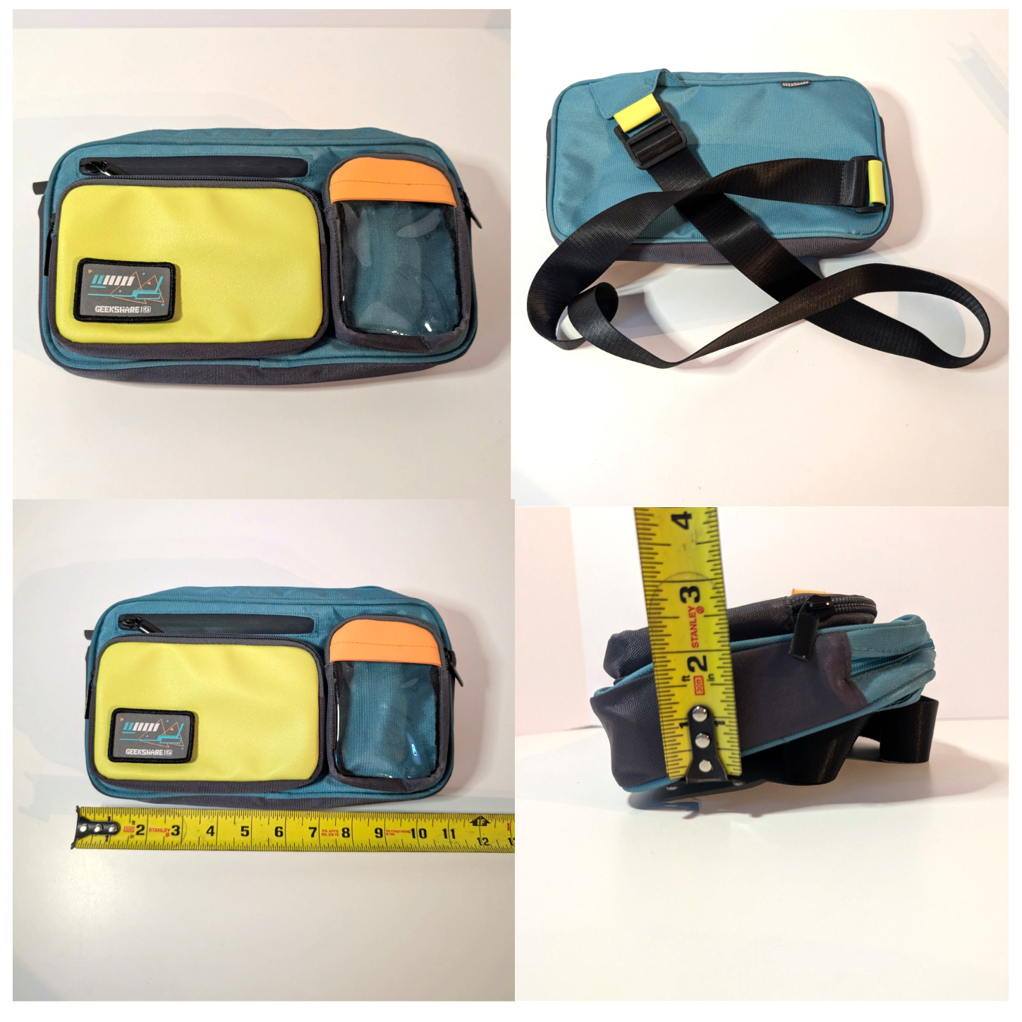Geekshare Crossbody Bag Video Game Travel Shoulder, Fanny Pack, Messenger Case