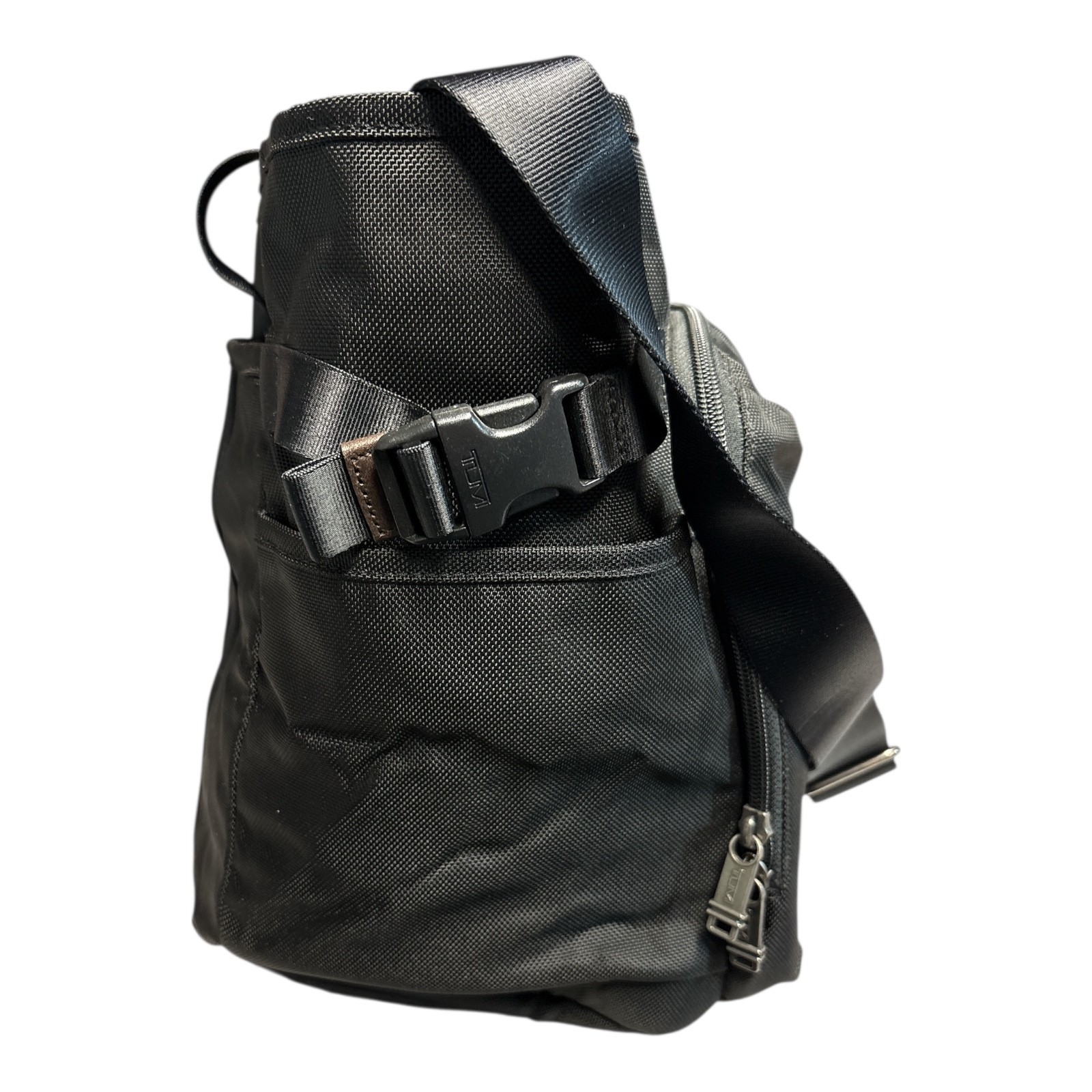Tumi Alpha Bravo Briefcase Laptop Bag Black Large Carry On Travel Shoulder Strap