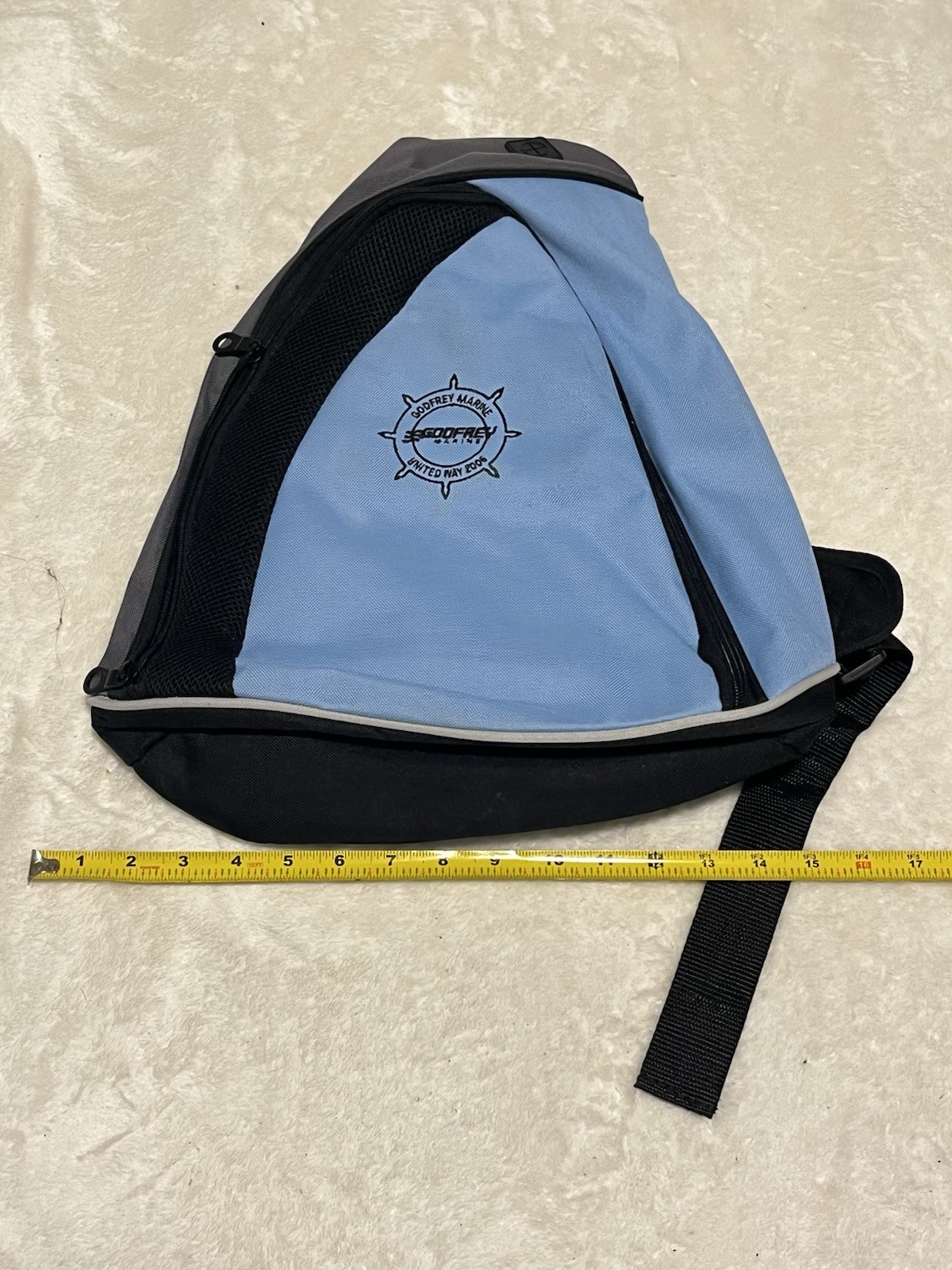 Godfrey Marine Sling Backpack Light Blue and Black 2006