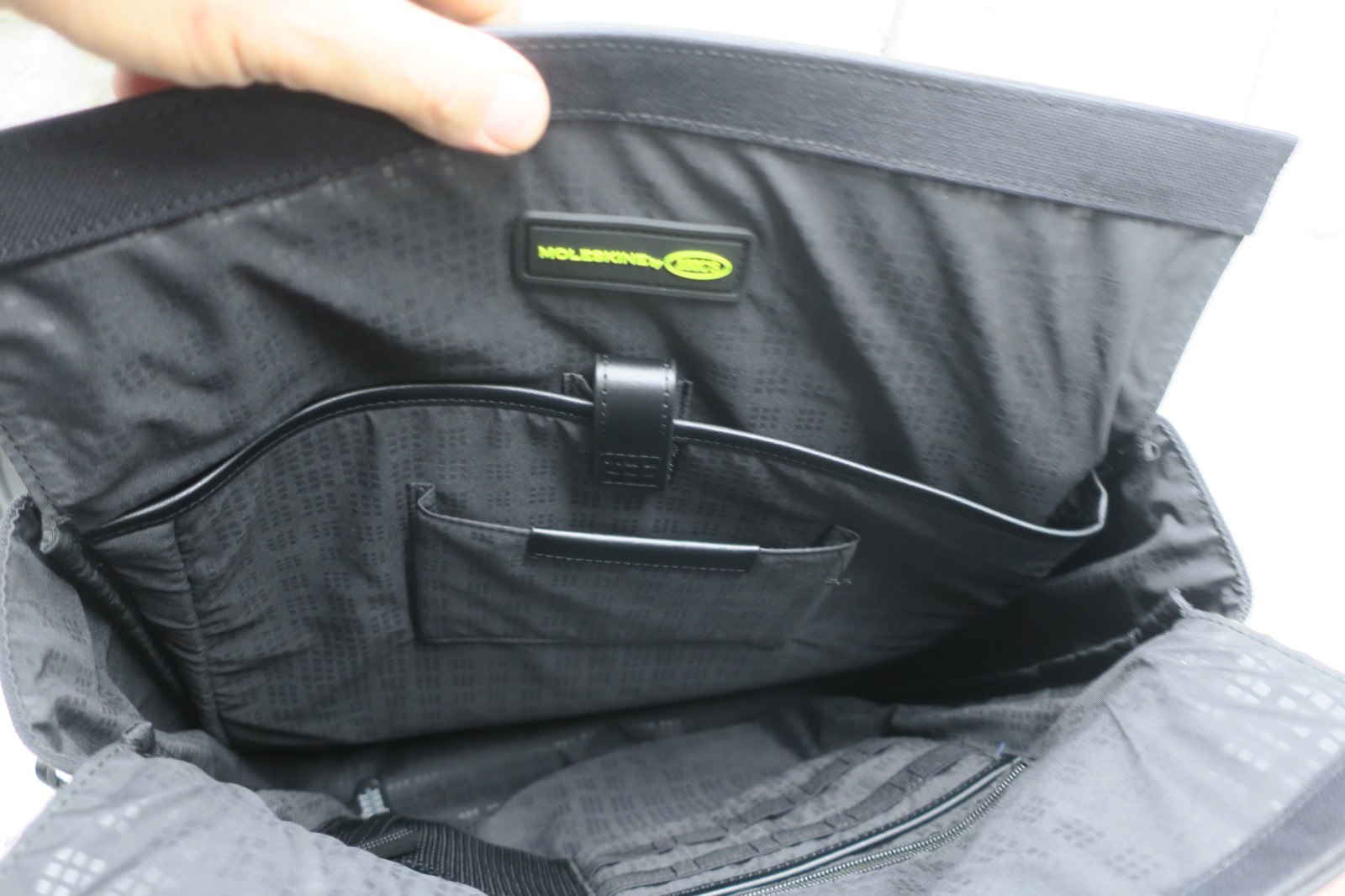 Bric’s Men’s Moleskine Roll-Top Tablet Business Laptop Messenger Bag
