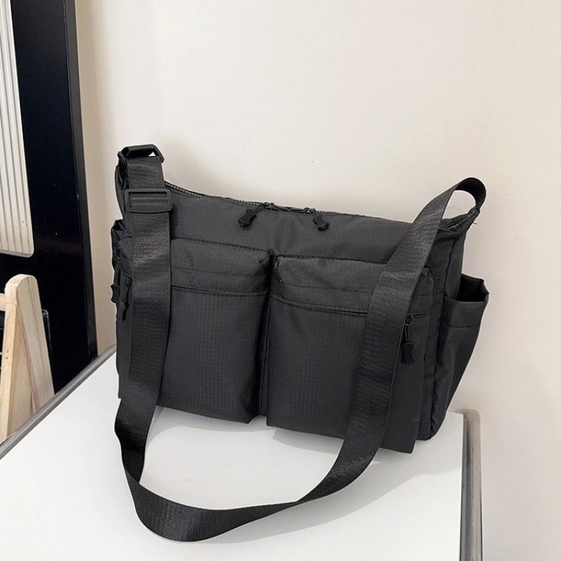 Casual Multi-pocket Messenger Bag Men Women Shoulder Bag Travel Sport Bag