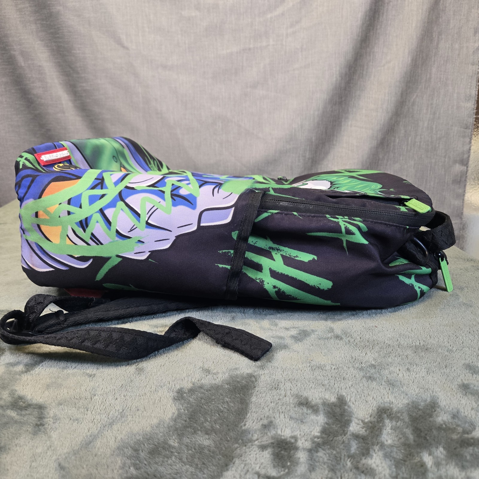 SPRAYGROUND THE JOKER HAHAHAHA BACKPACK / BATMAN BOOK BAG EUC