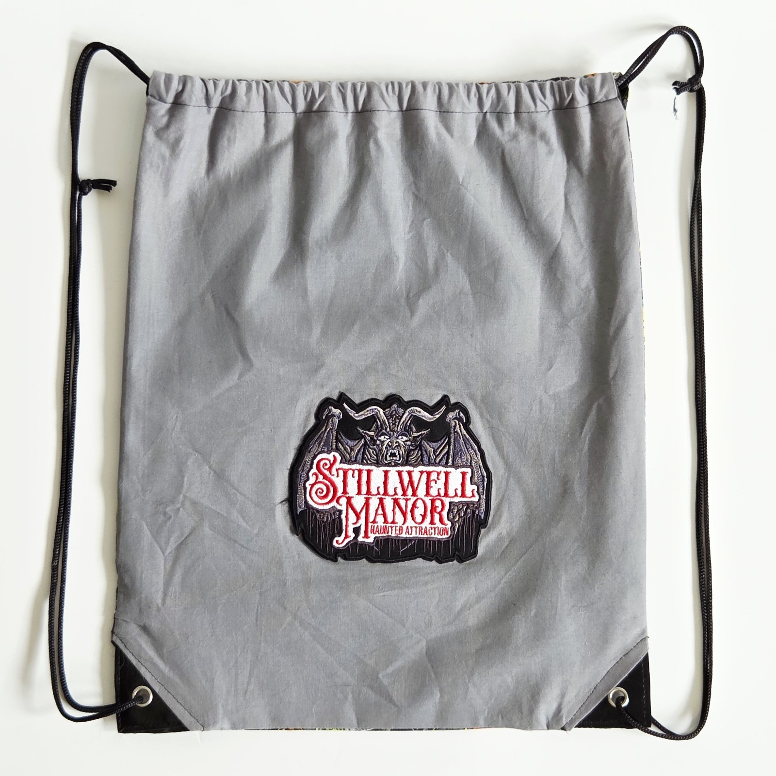 Stillwell Manor Haunted House Bag Drawstring Backpack Horror Halloween Indiana