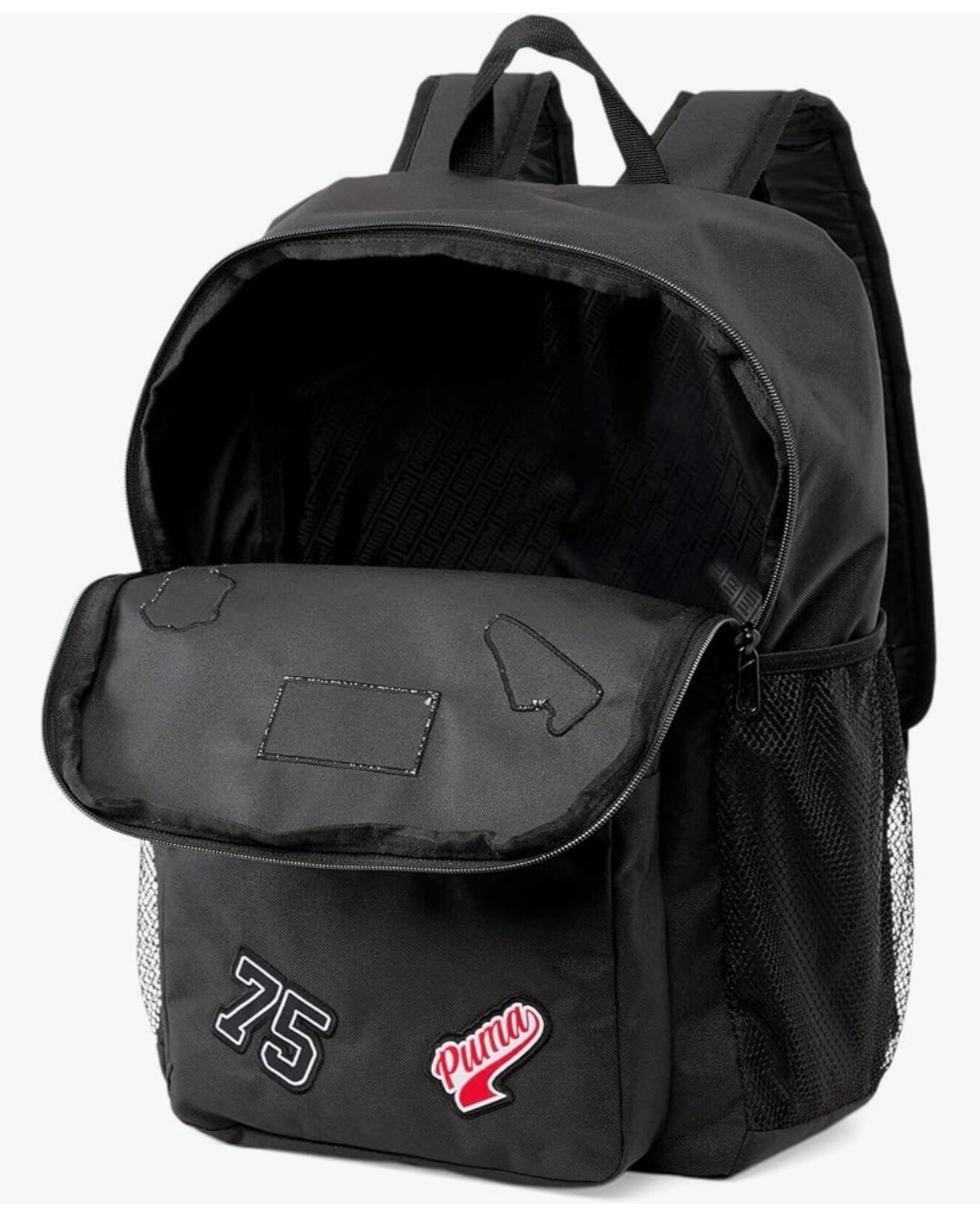 Puma Backpack Black Adults Kids School Travel Work Bag Puma Patches New Unisex