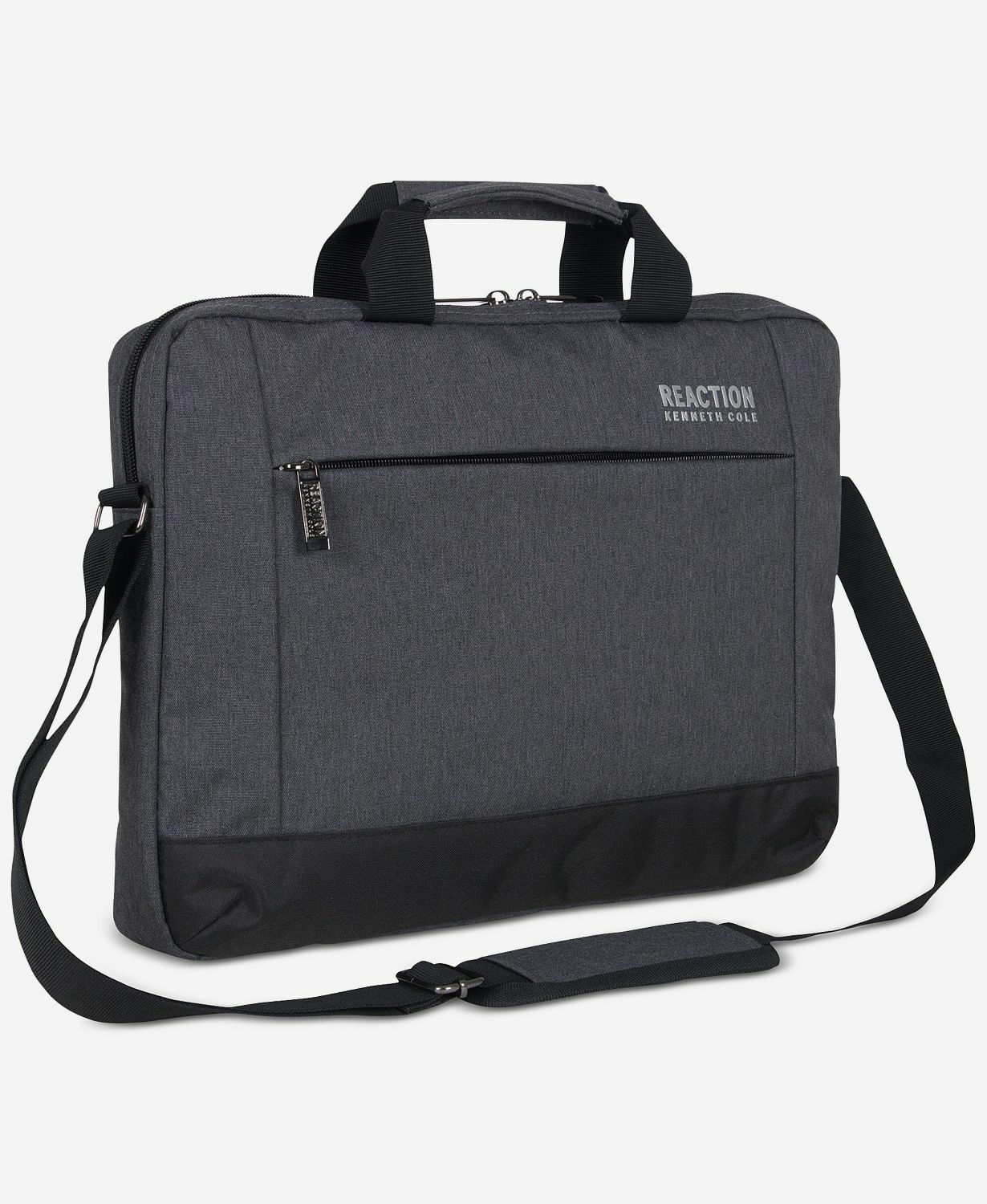 $100 Kenneth Cole Men’s Gray Clouded Case Computer Work Travel Messenger Bag