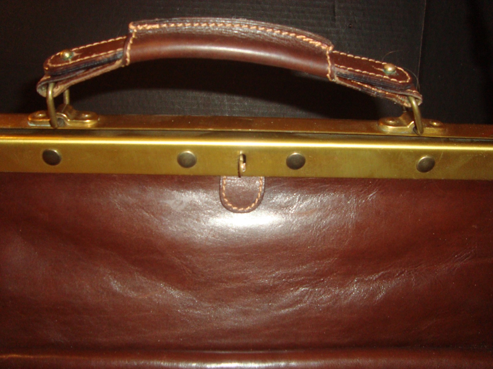 Rage Huge Vtg Robe Di Firenze Handmade Genuine Italian Leather Briefcase Bag