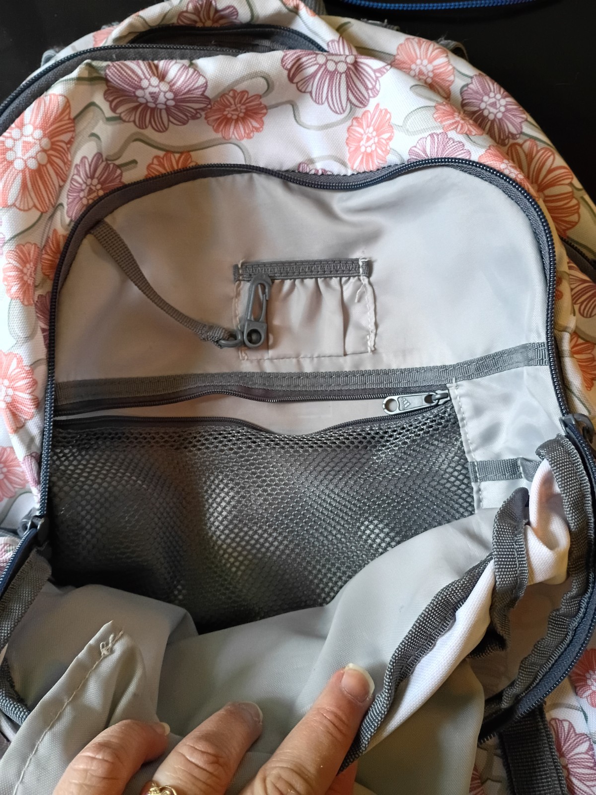 adidas Excel 6 Backpack Seed Camo Floral White / Wonder Clay / Onix Grey