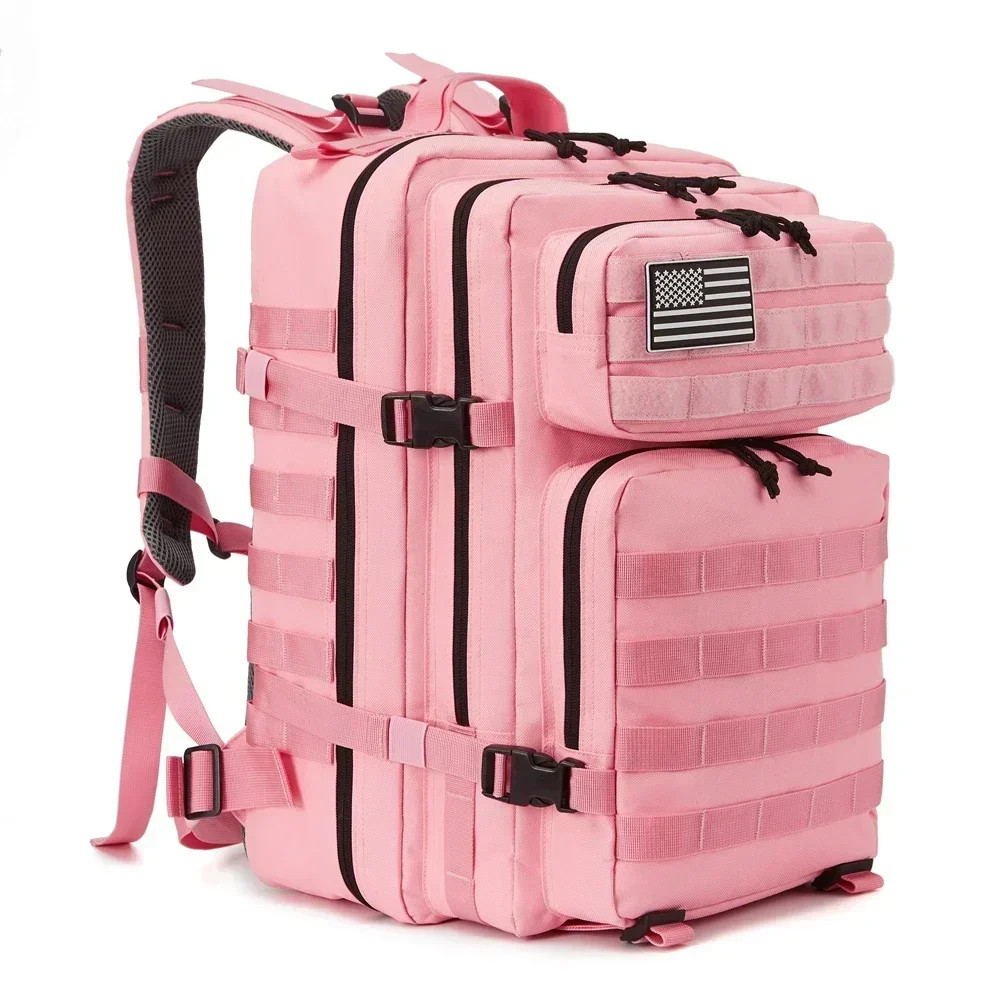 45L Tactical Backpack Large Capacity Outdoor Hiking Fitness Camping Gear Bag
