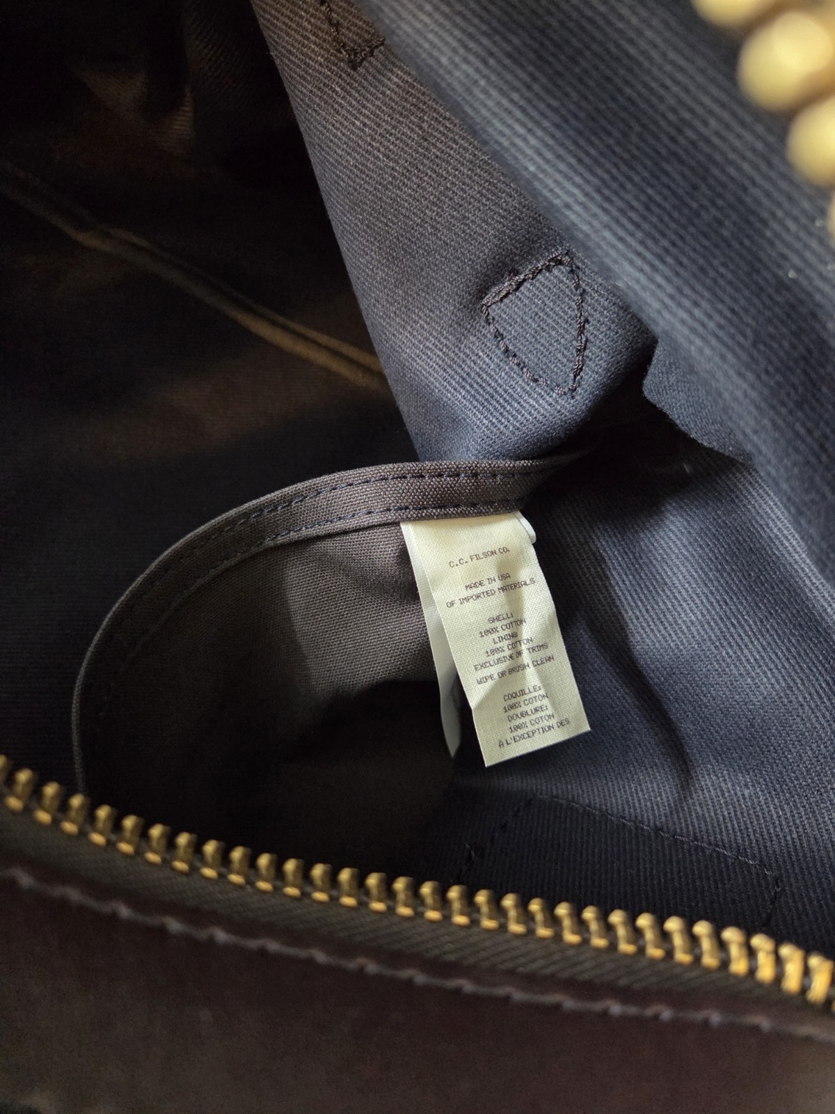 Filson Rugged Twill Medium Duffle Bag | NWT | Navy | Made in USA | MSRP $599