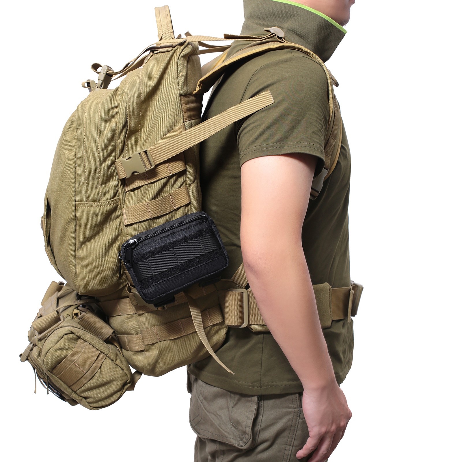 Tactical Upgraded Molle Pouch EDC Utility Tool Belt Bag Multi-Purpose Waist Pack