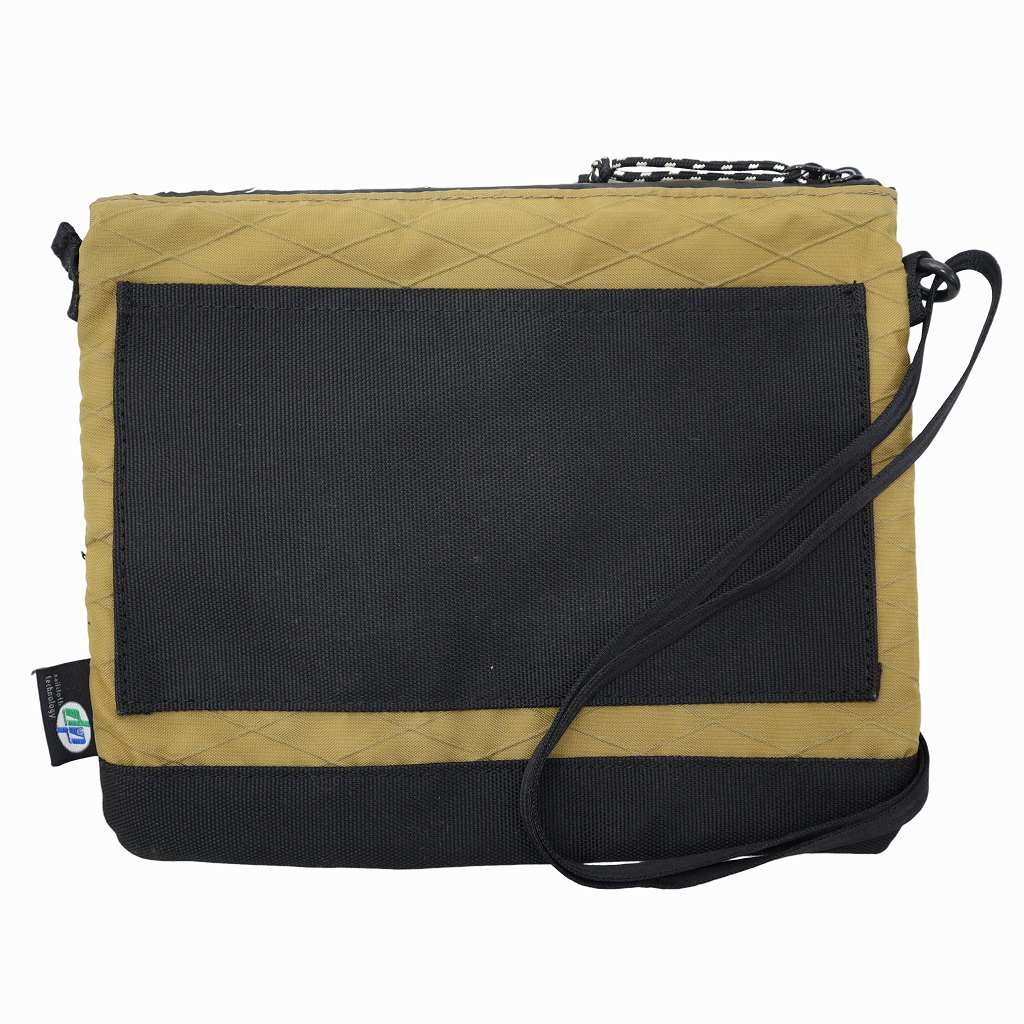 WILDTHINGS X-PAC Sacoche Shoulder Bag Beige/Black AB Used 20.5cm x 25.5cm