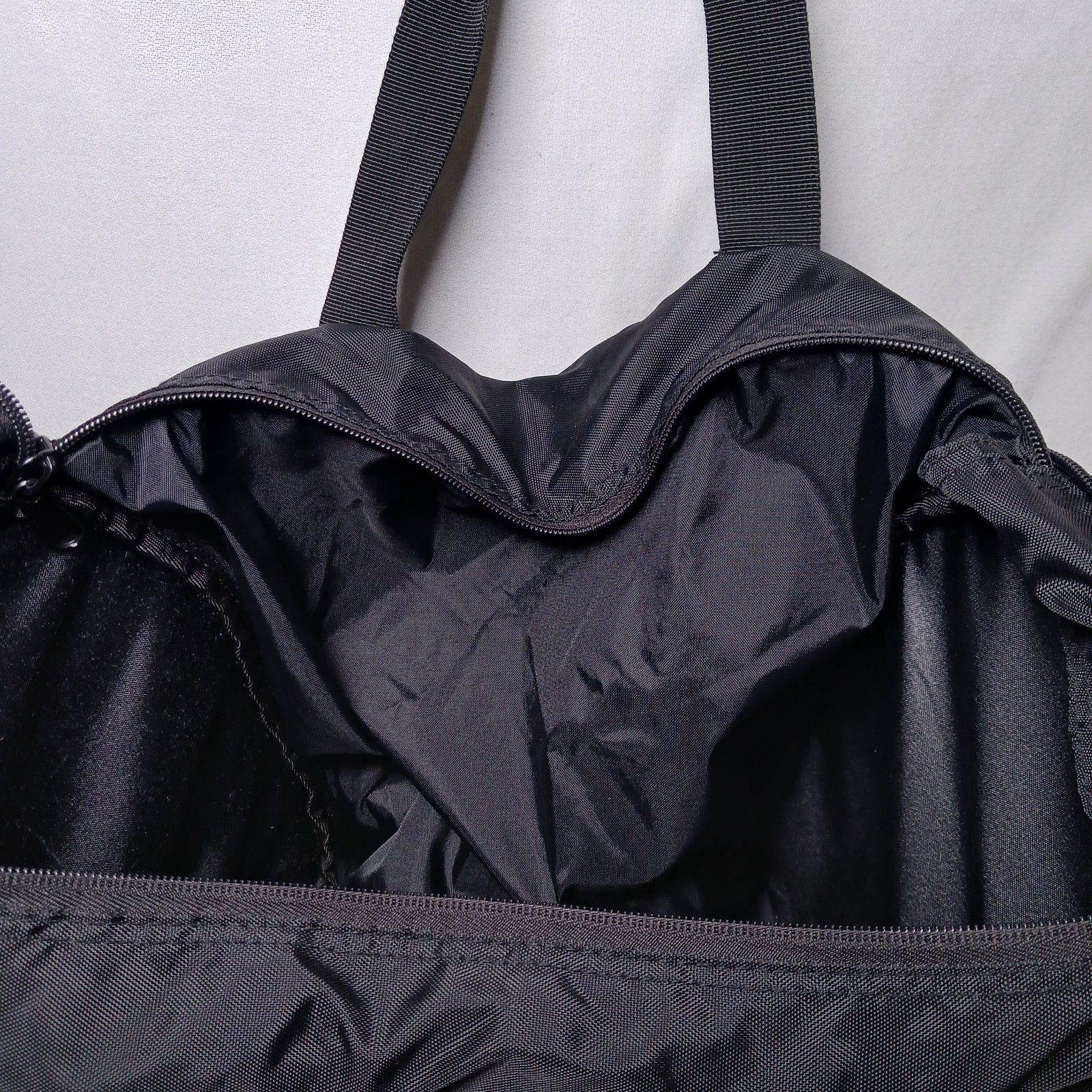 Vintage Nike Ripstop Convertible Back Pack Duffel Bag Black Nylon