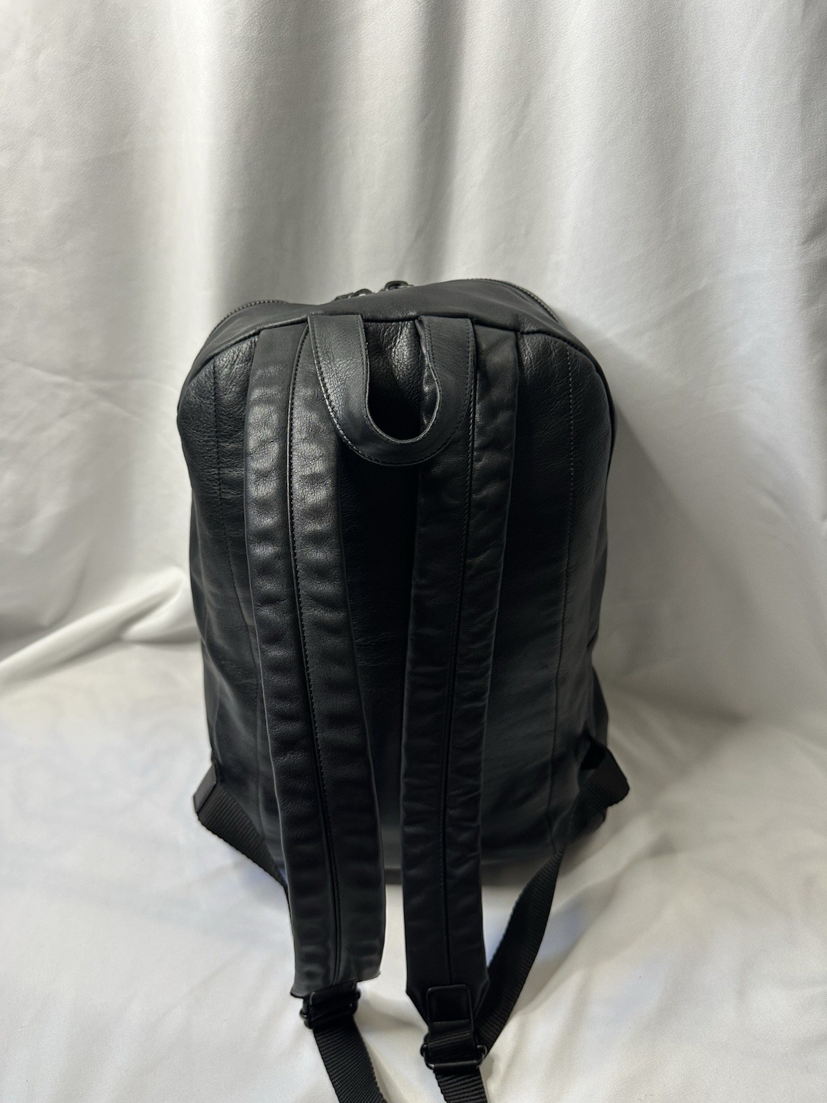 Common Projects Brand Black Leather Backpack Bag – RARE