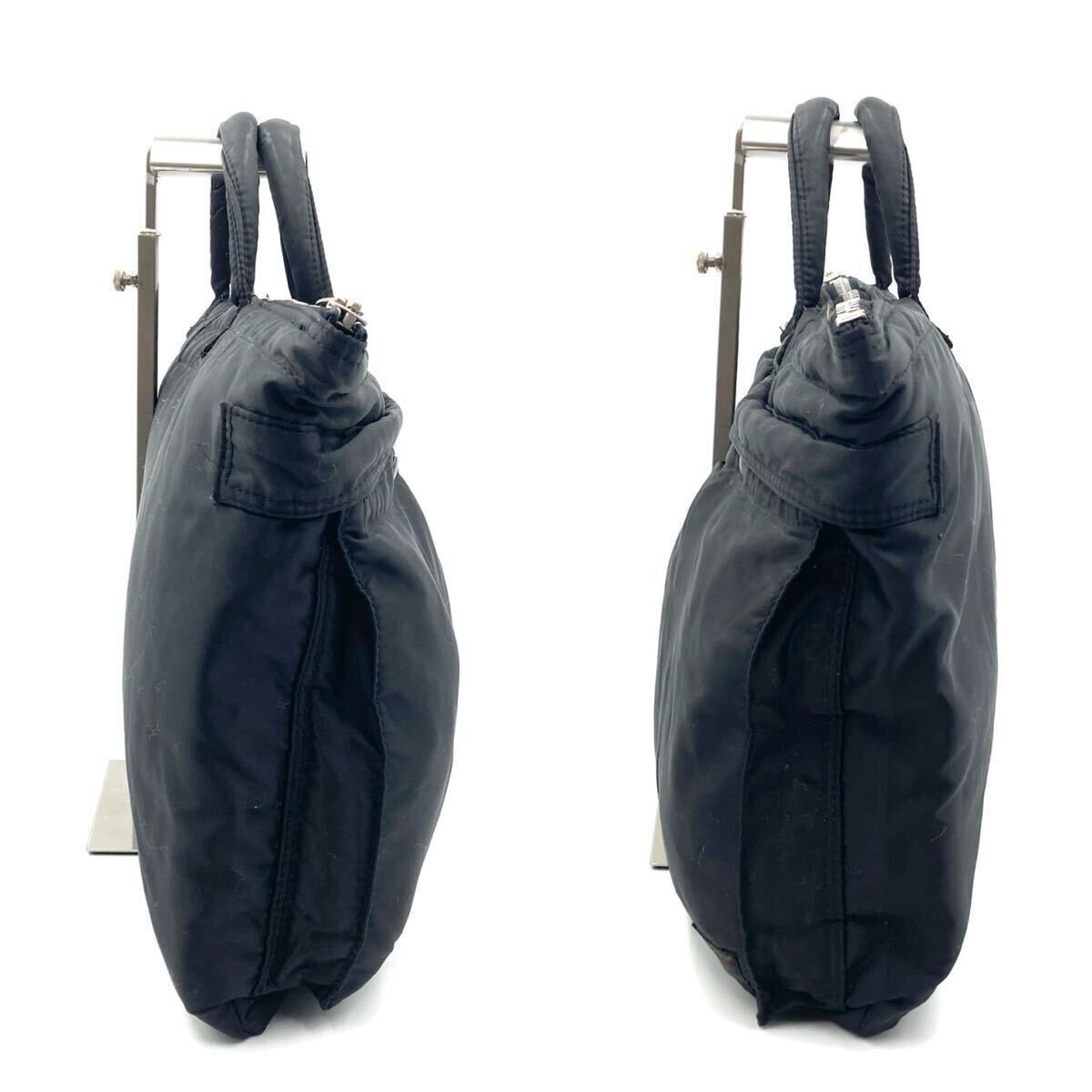 PORTER Tanker Short Helmet Bag Briefcase Business A4 Size Nylon Synthetic